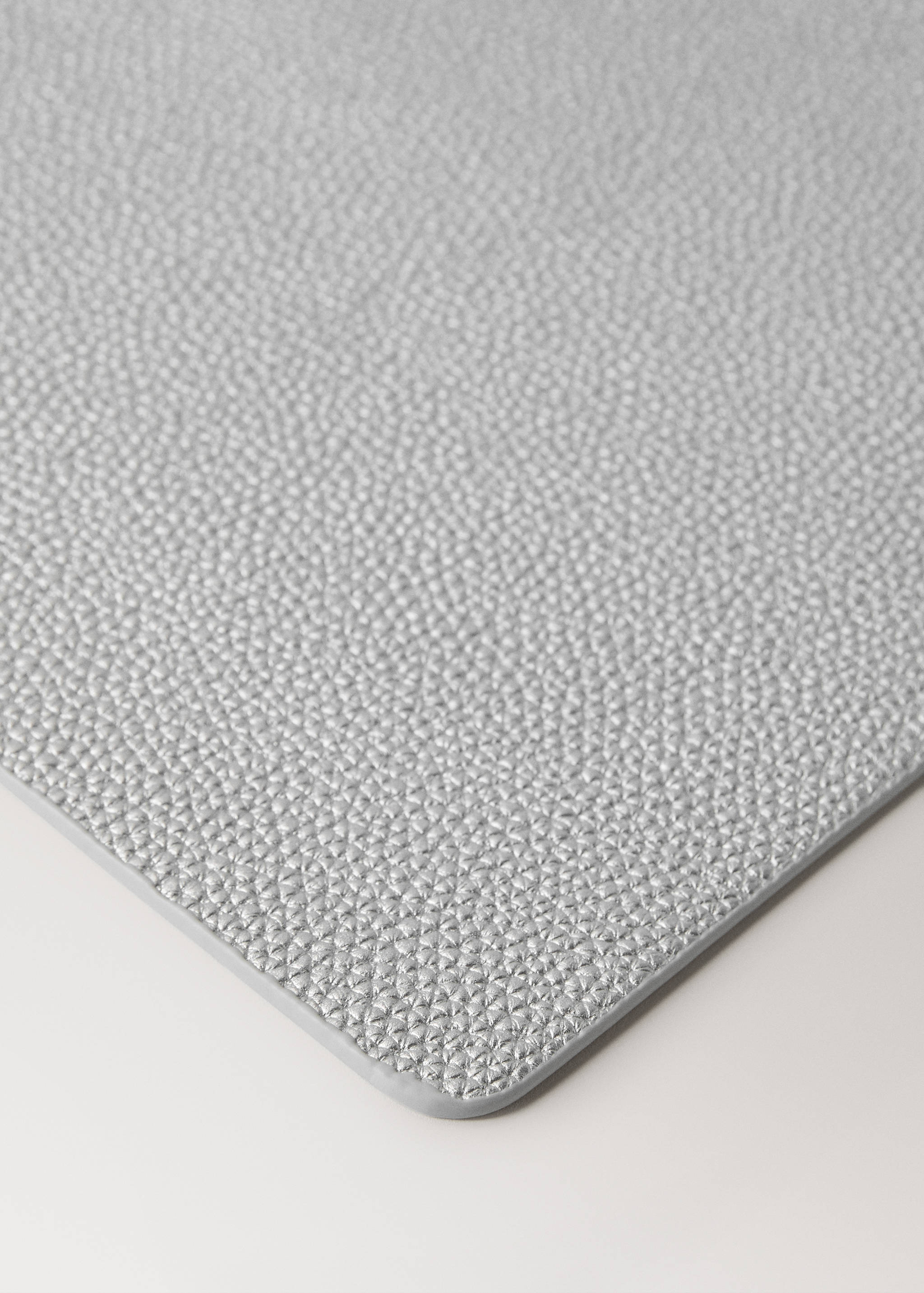Metallic faux-leather rectangular placemats - Details of the article 2