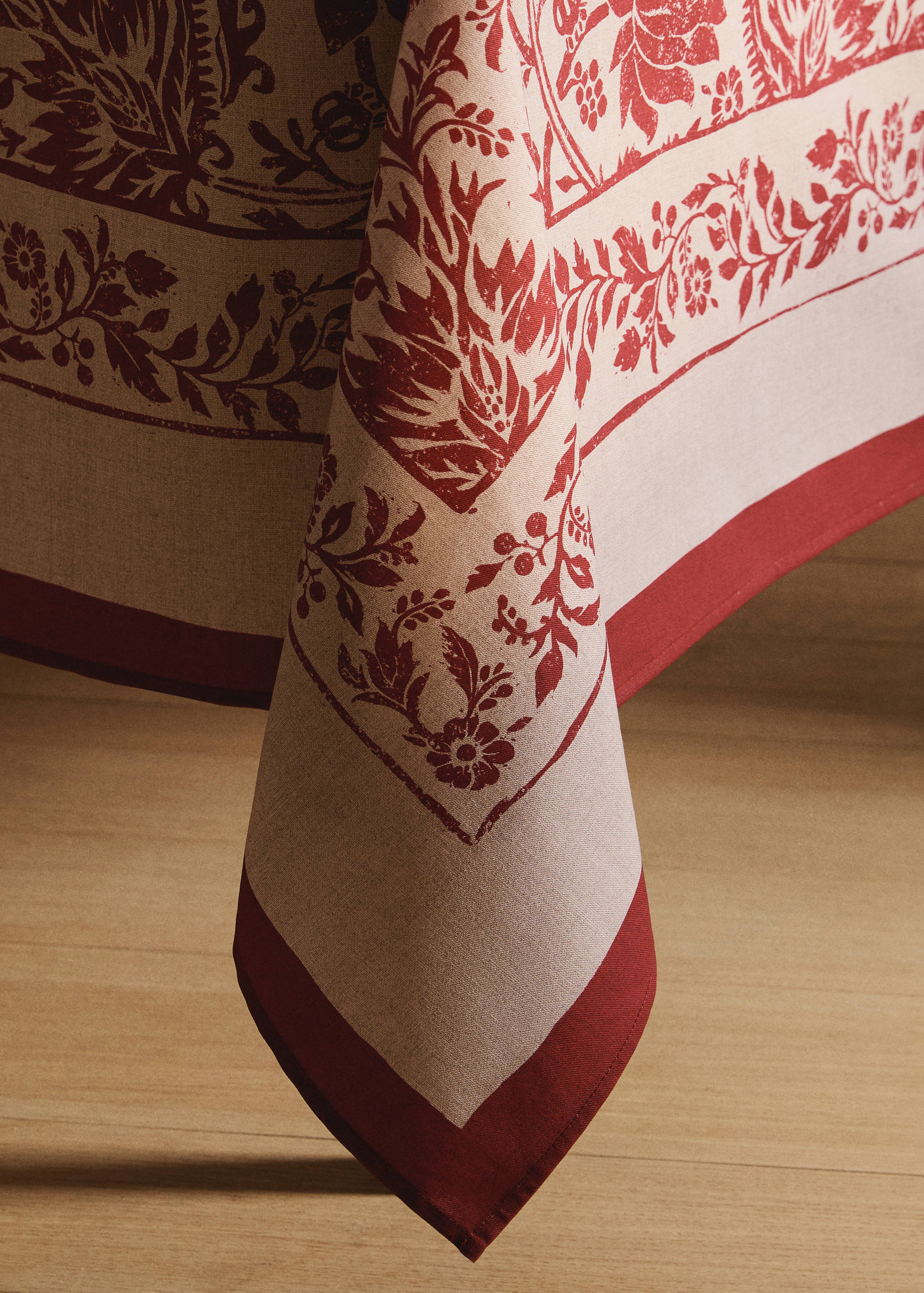 Tischdecke aus Baumwoll-Twill uni für 8 bis 10 Gäste - Detail des Artikels 8