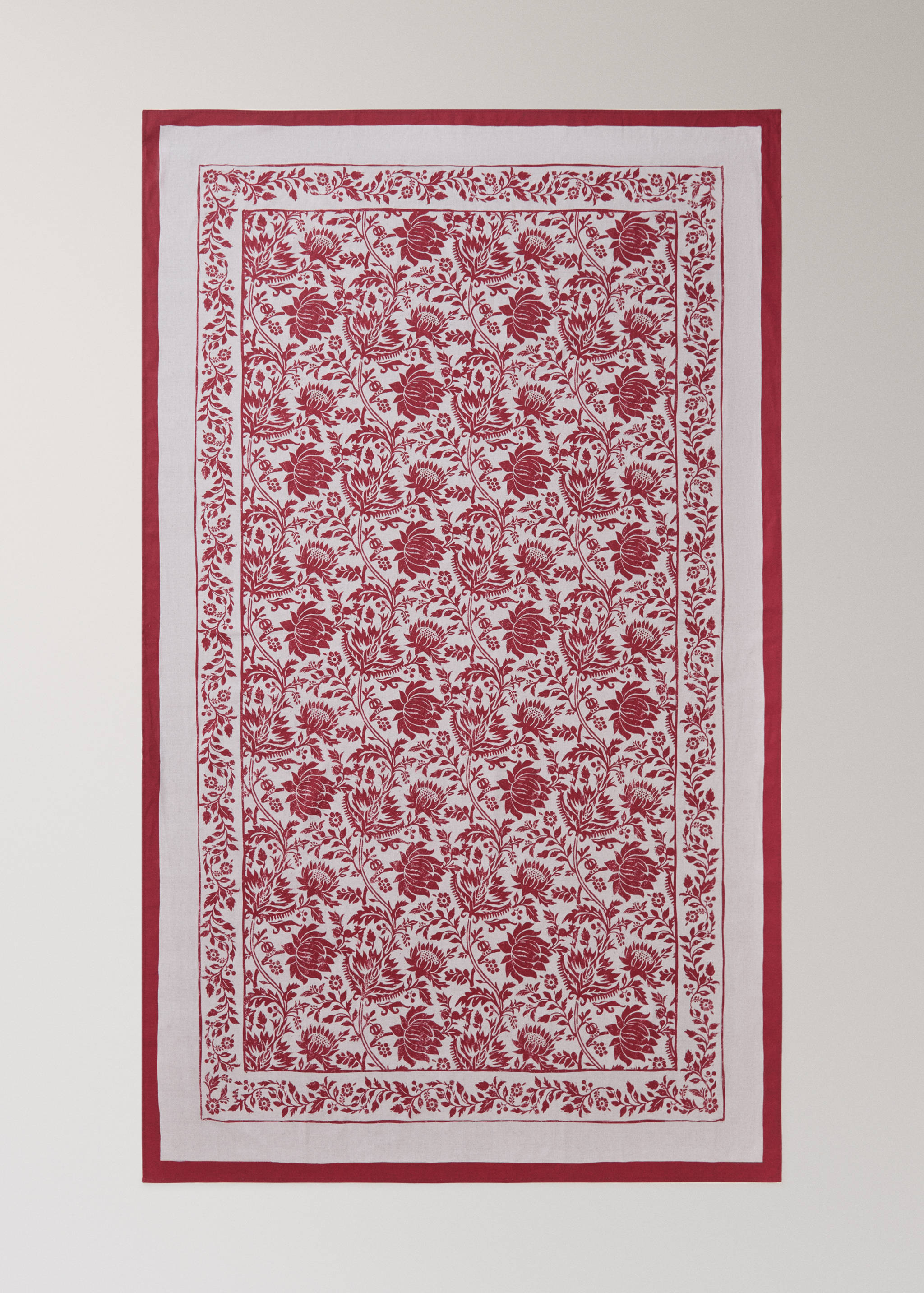 Tischdecke aus Baumwoll-Twill uni für 8 bis 10 Gäste - Detail des Artikels 1