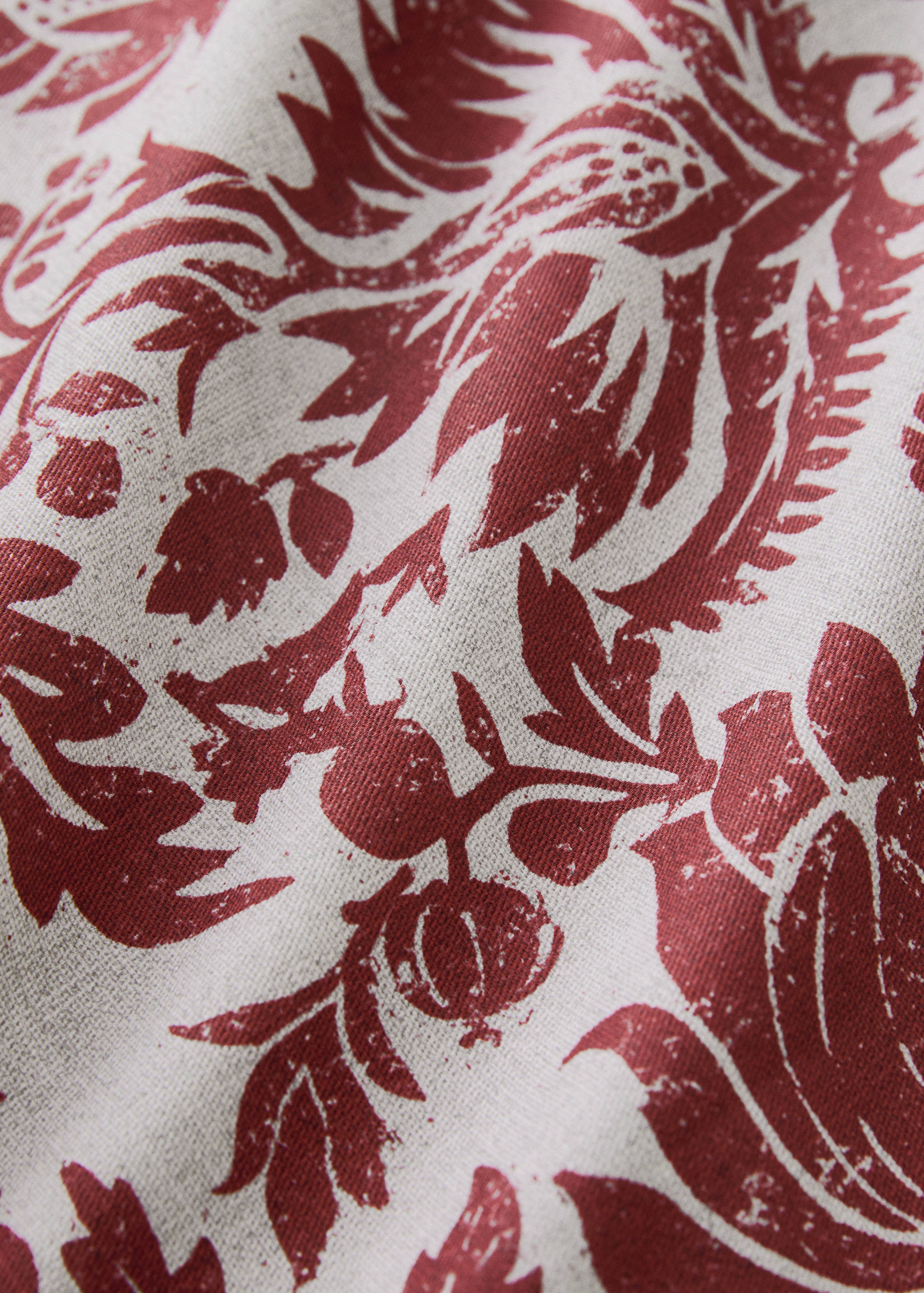 Tischdecke aus Baumwoll-Twill uni für 8 bis 10 Gäste - Detail des Artikels 2