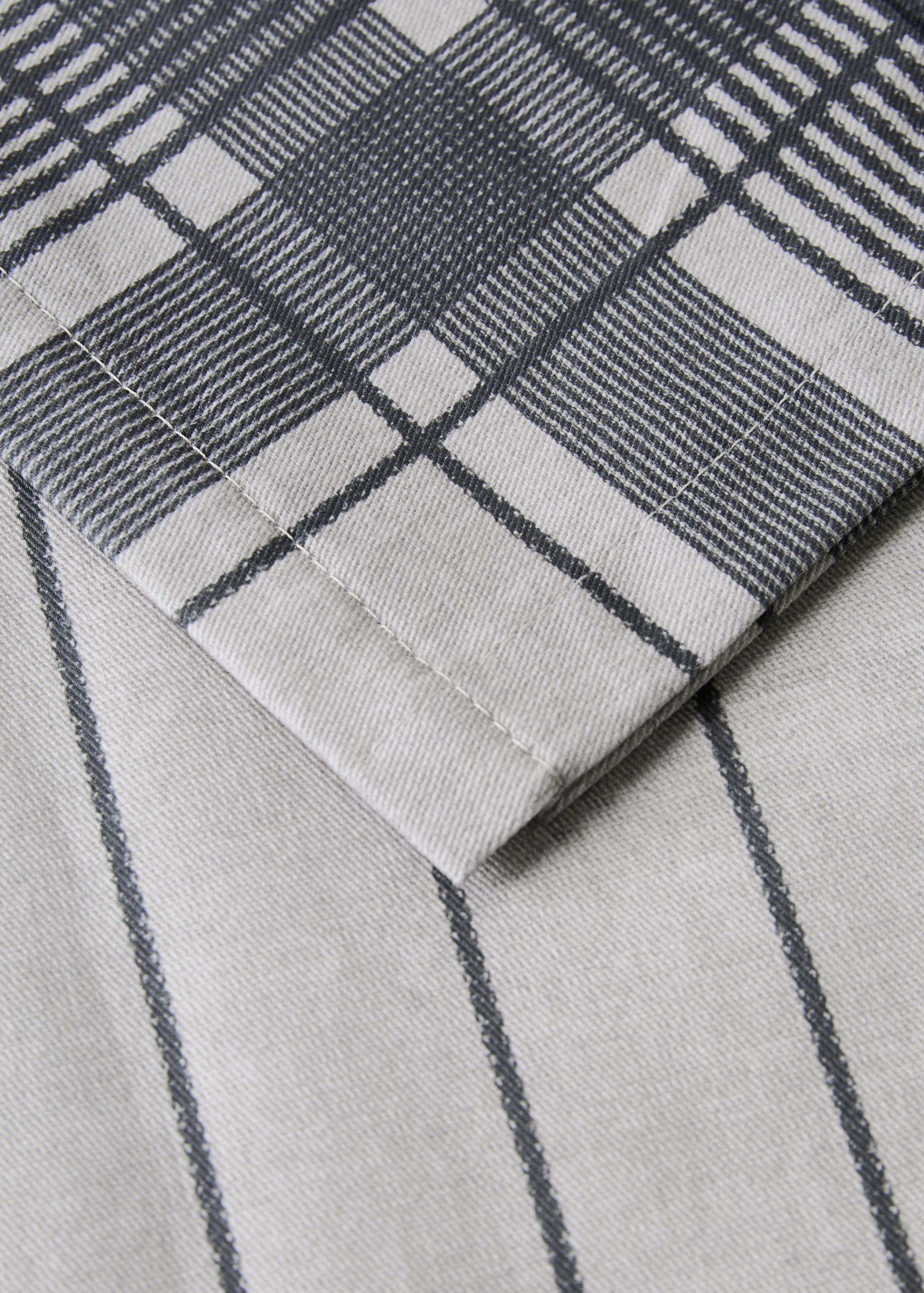 Cotton tablecloth with bow pattern for 8 to 10 diners - Details of the article 1
