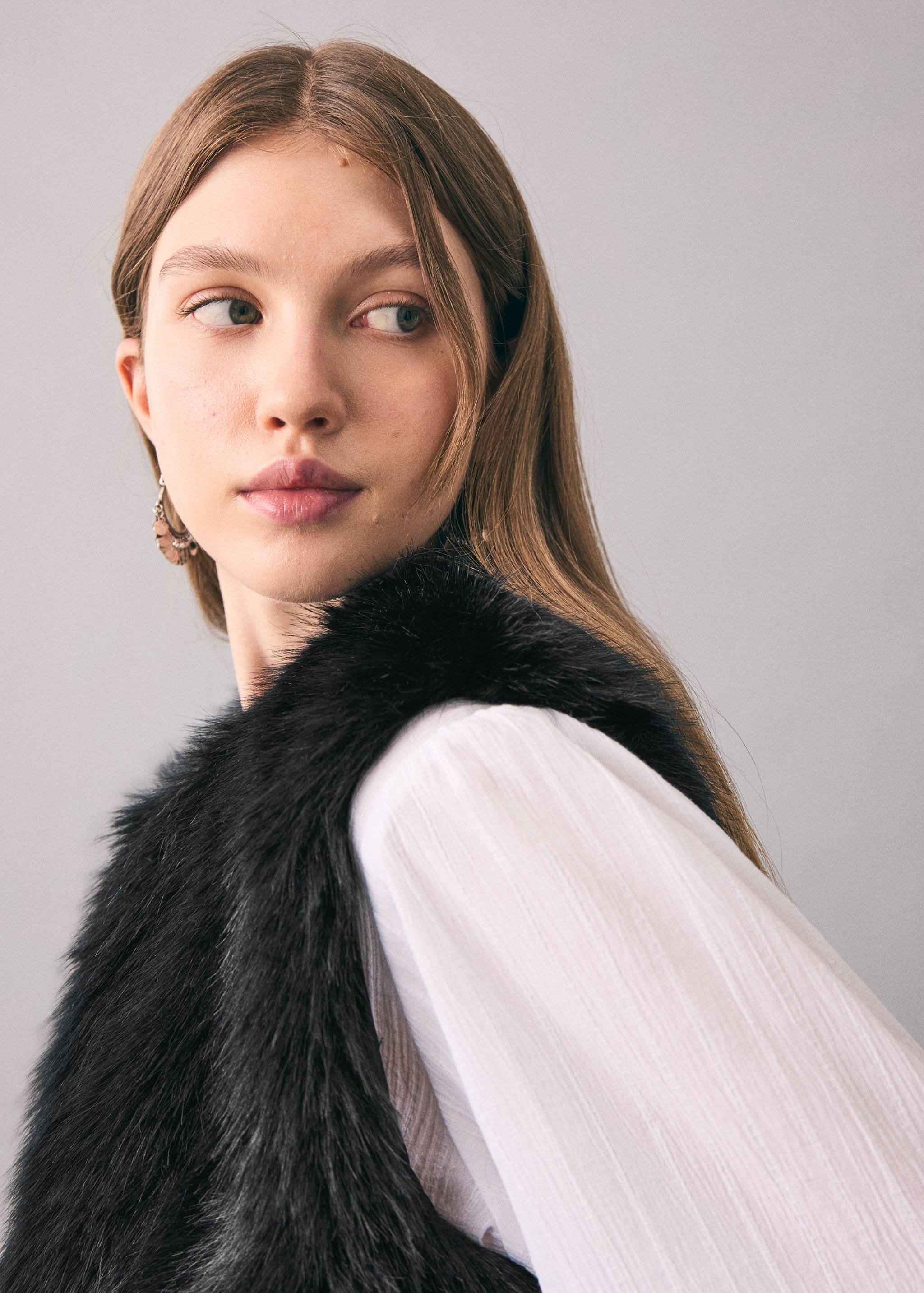 Gilet imitation fourrure - Détail de l'article 1