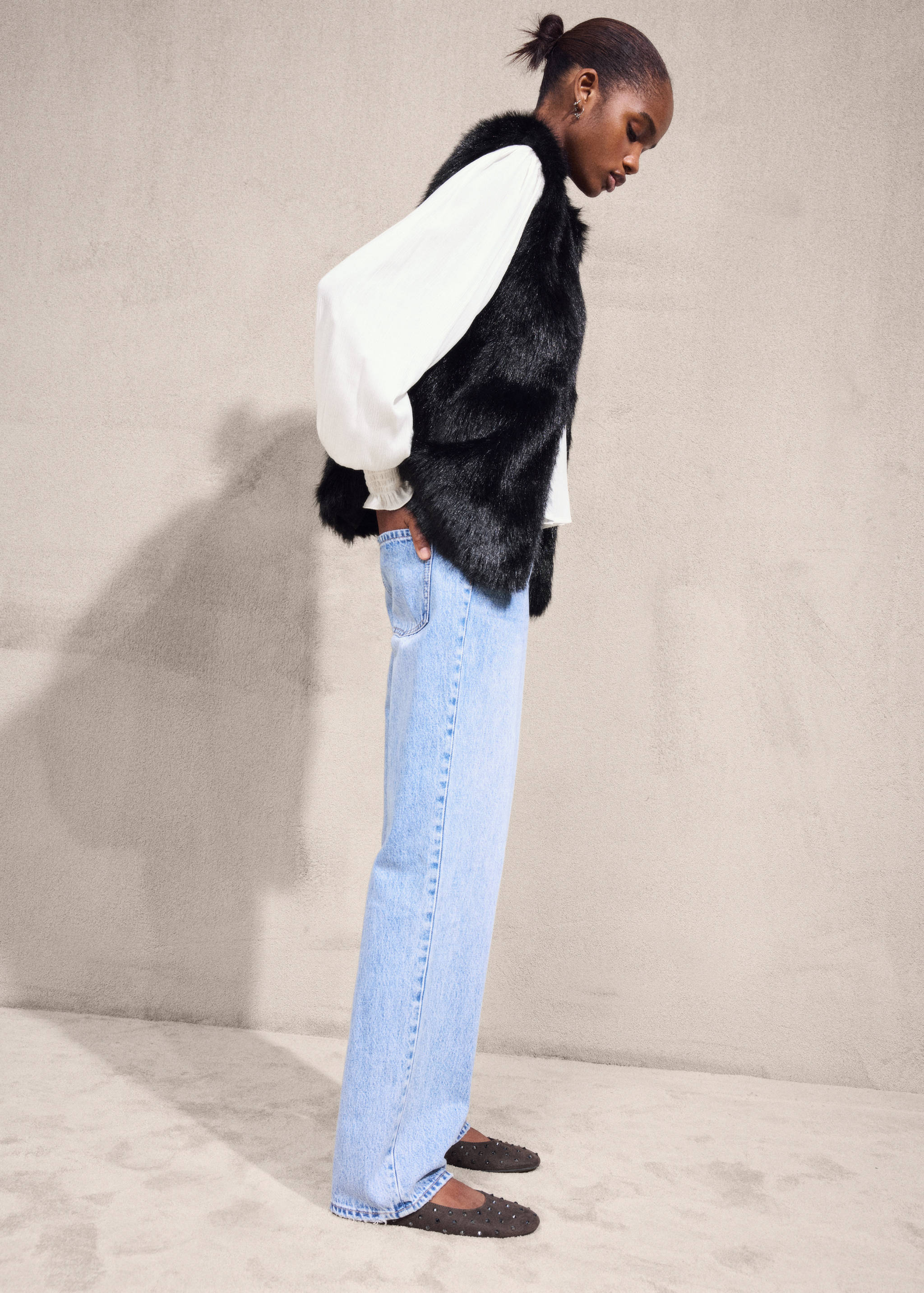 Gilet imitation fourrure - Détail de l'article 6