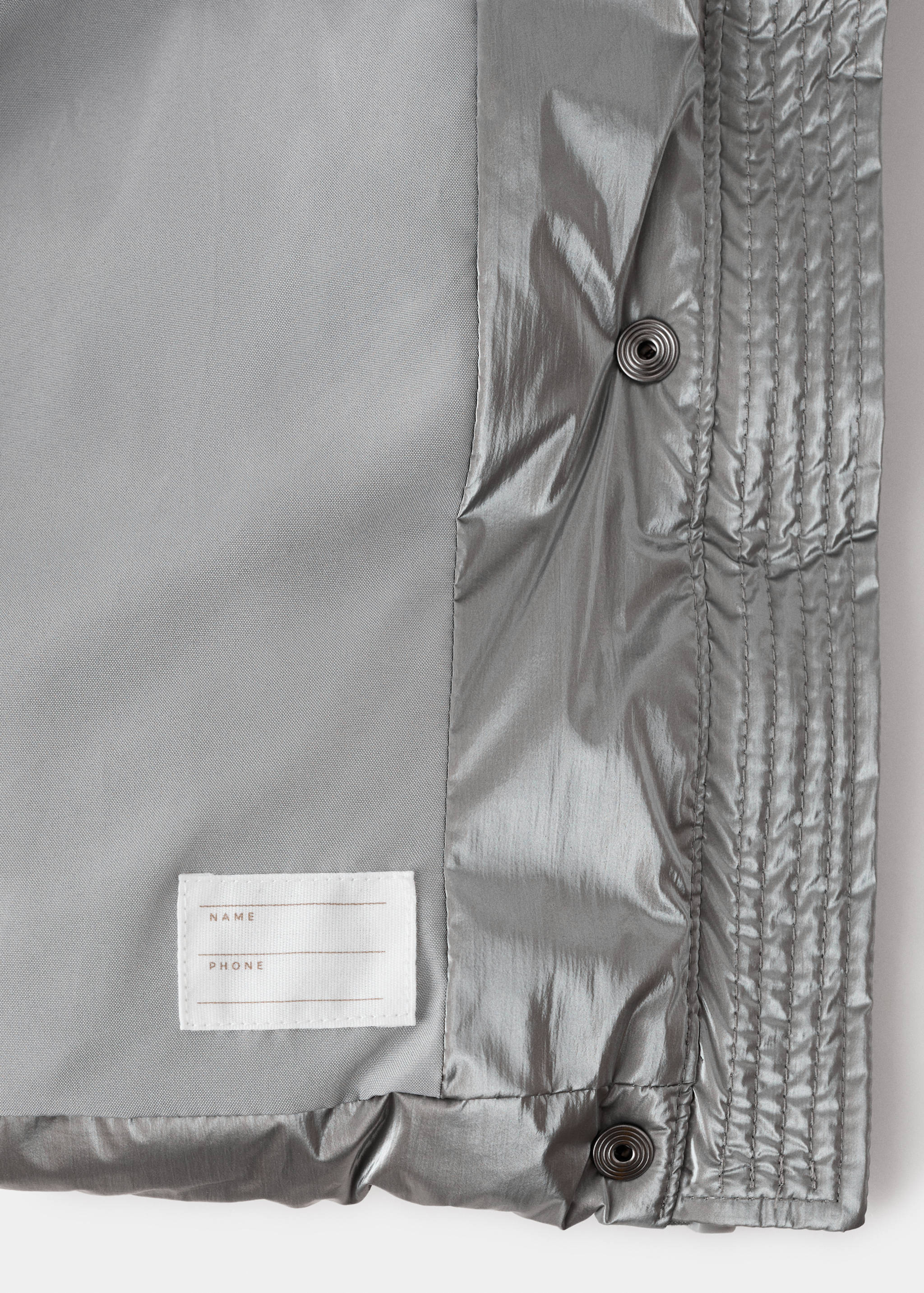 Anorak metallizzato imbottito - Dettaglio dell'articolo 8