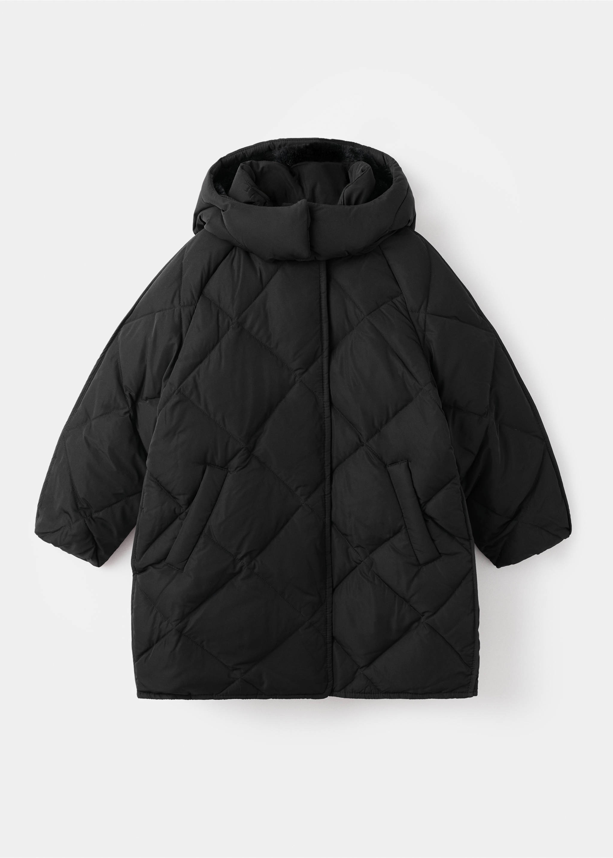 Anorak pluma capucha - Artículo sin modelo, Negro. Ref: 17017885-00.