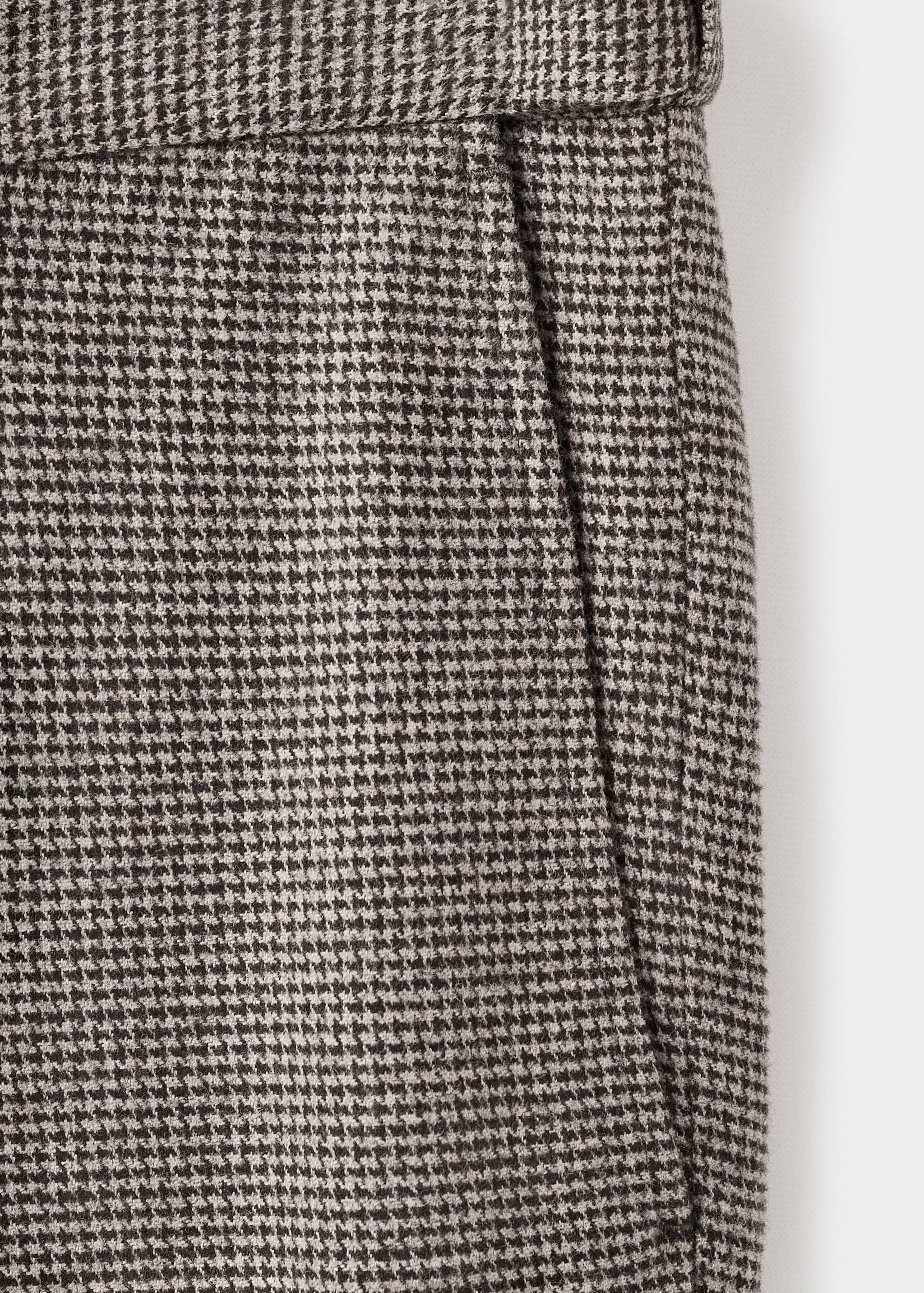 Slim-fit flannel trousers - Details of the article 0