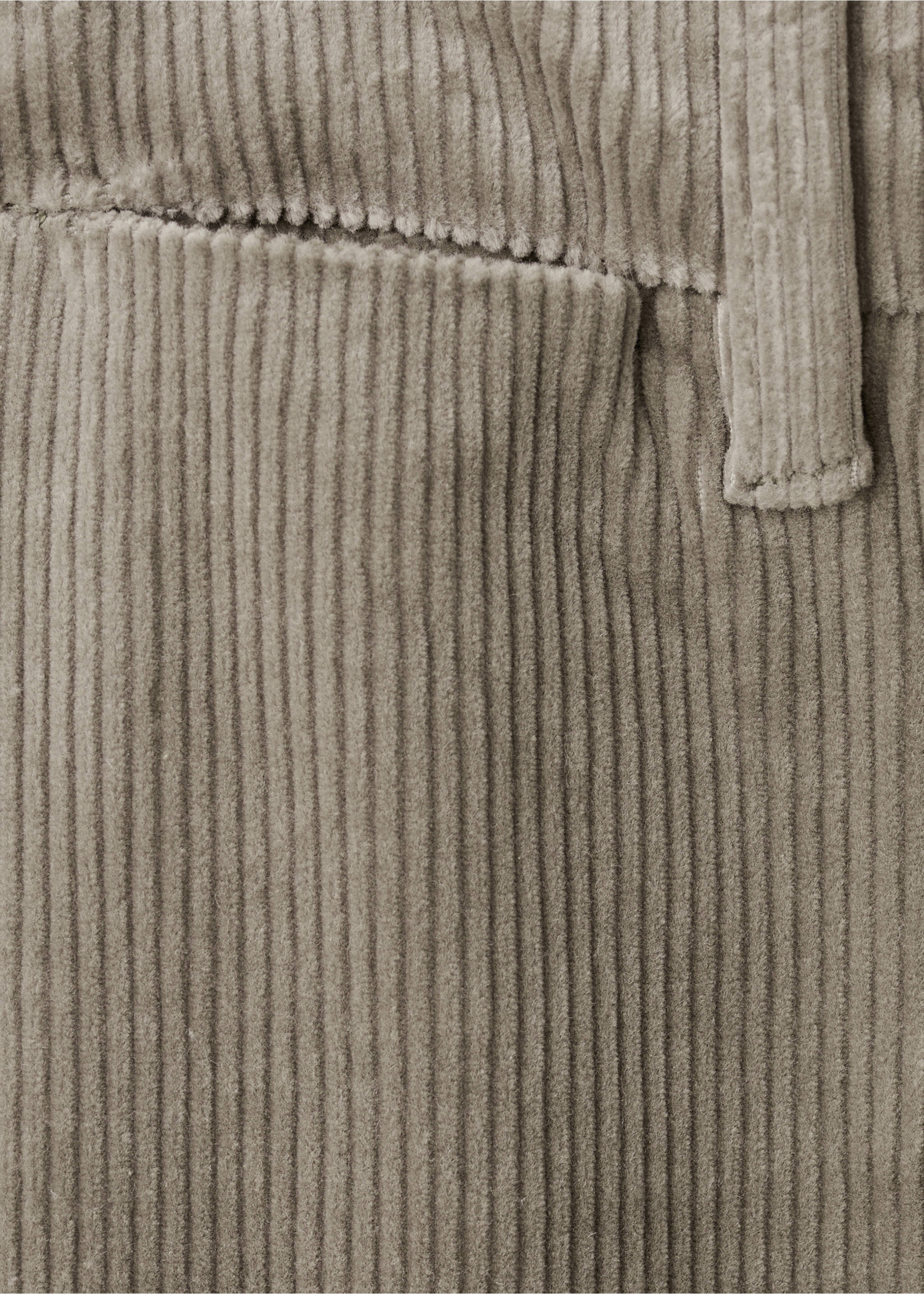 Pantalon velours côtelé slim-fit - Détail de l'article 8, Beige. Ref: 17017887-00.