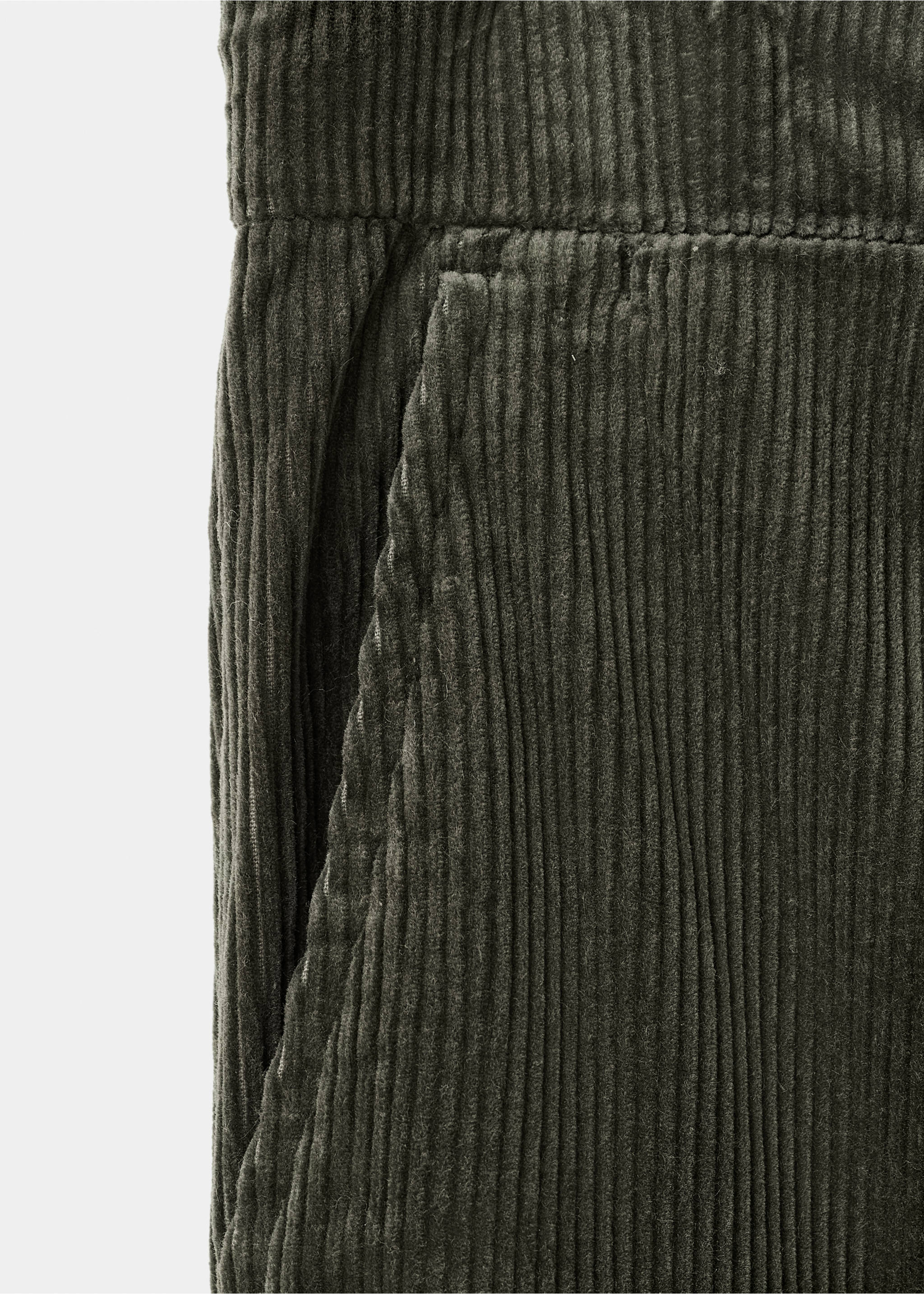 灯芯绒修身裤 - null, 卡其. Ref: 17017887-00.