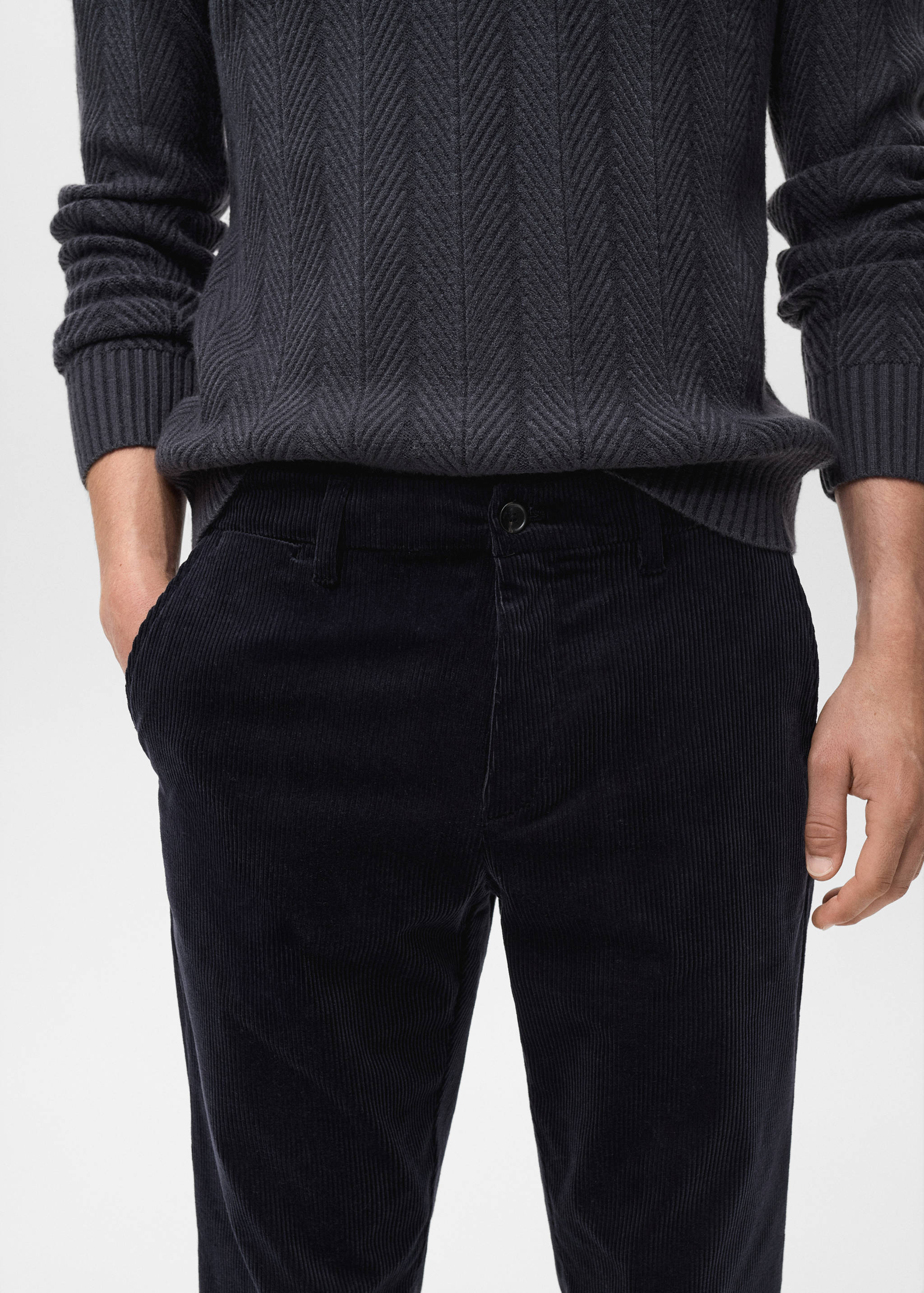 Pantalón pana slim fit - Detalle del artículo 1