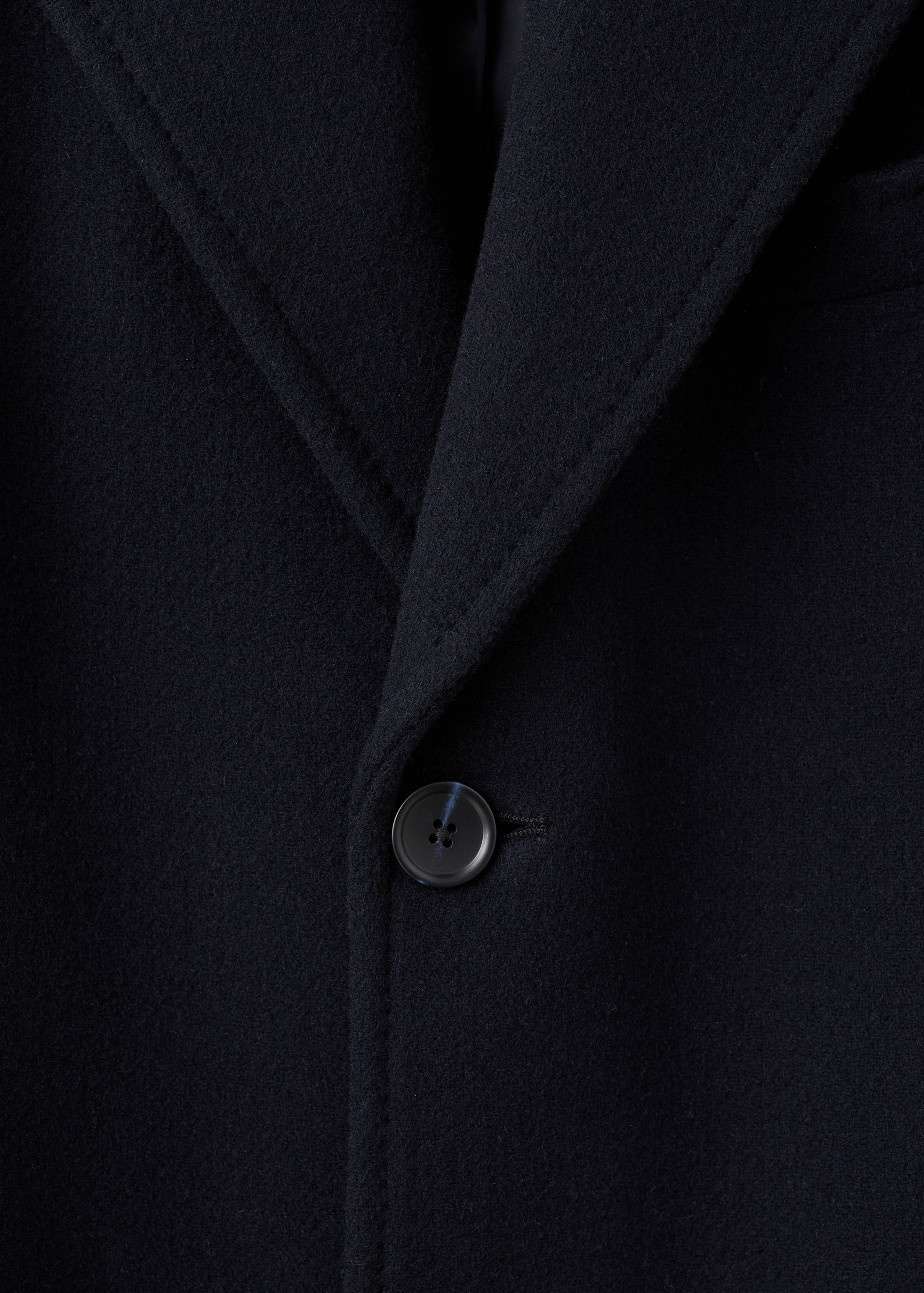 长款羊毛大衣 - null