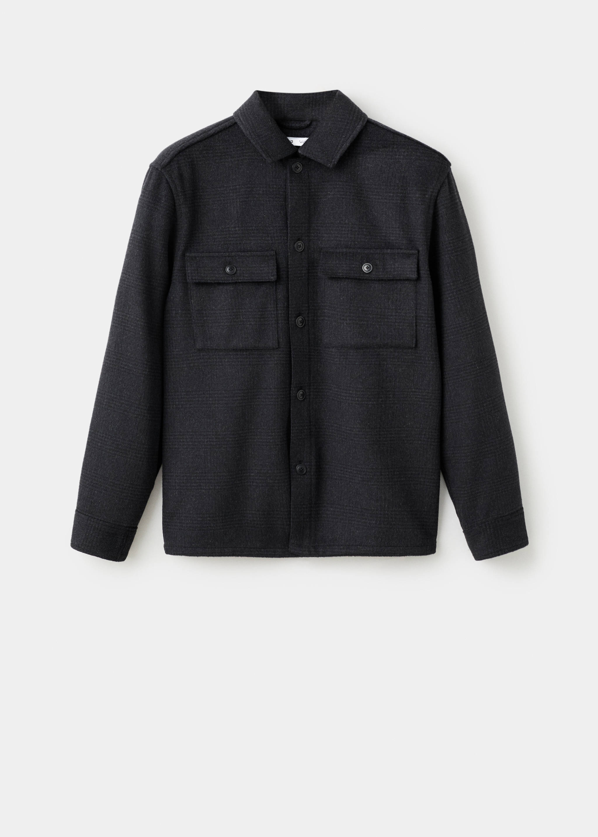 Wool-blend check jacket - Article without model