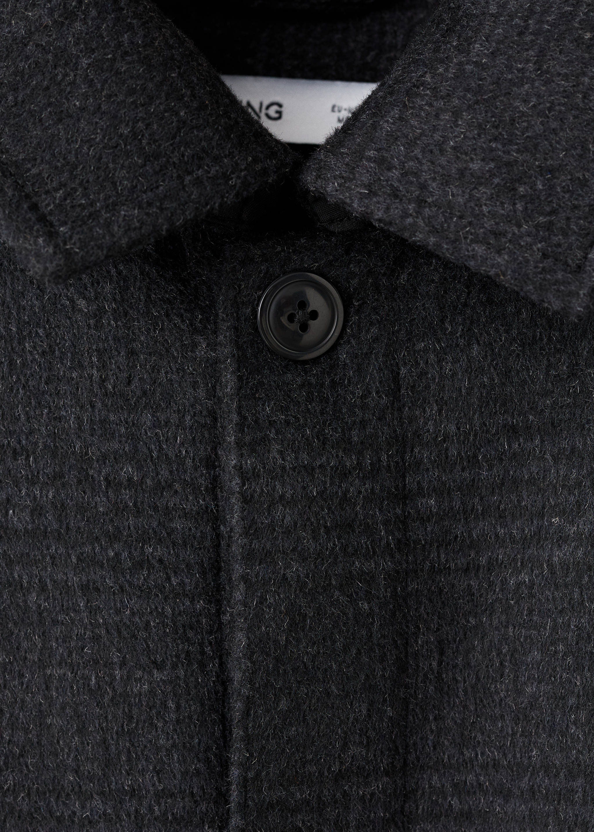 Wool-blend check jacket - Details of the article 8