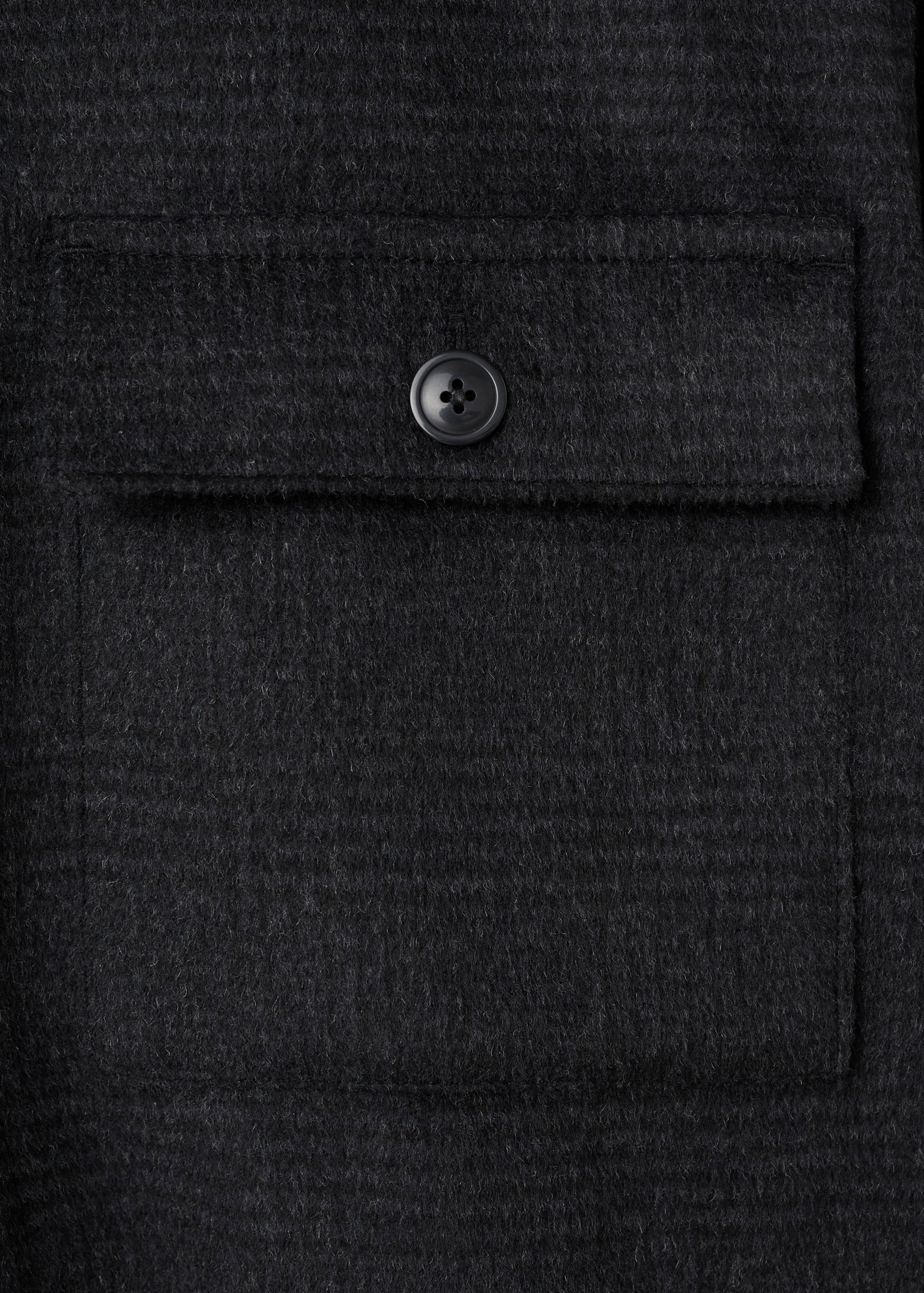 Wool-blend check jacket - Details of the article 0