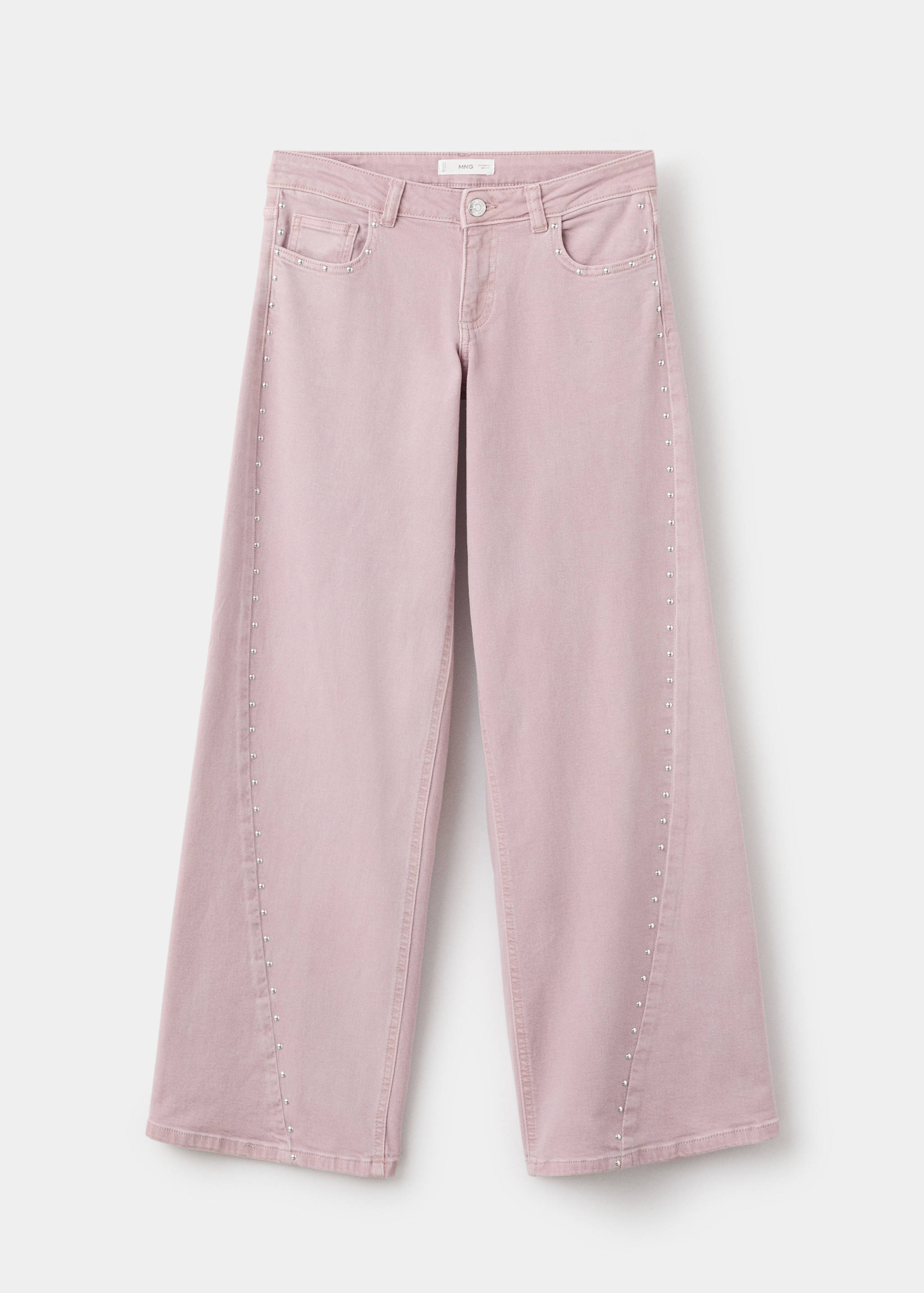 Low-waist studded jeans - Article without model