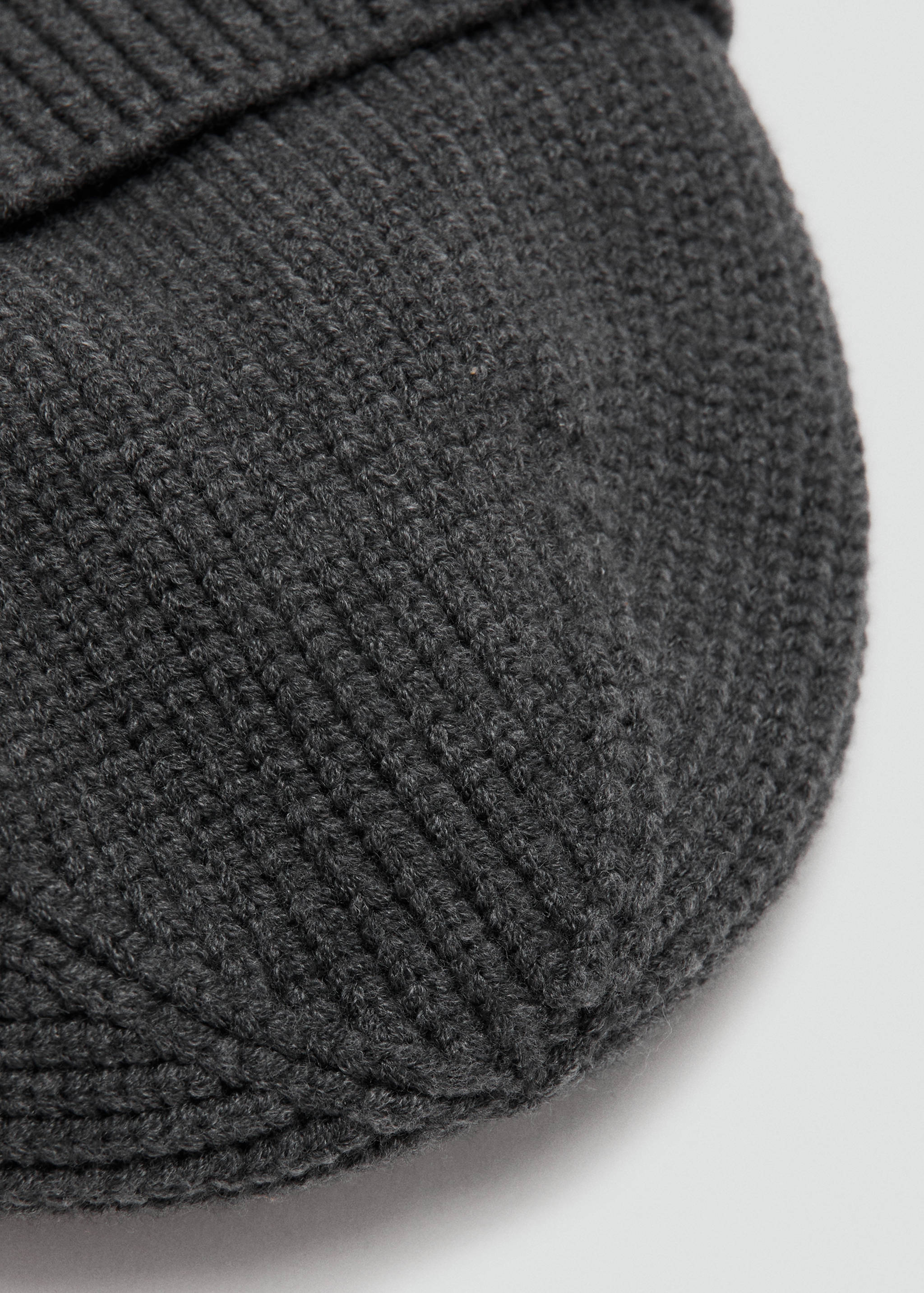 Rib-knit cap - Details of the article 1