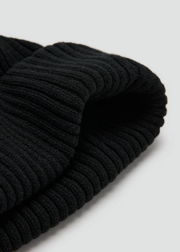 Gorro algodón punto canalé
