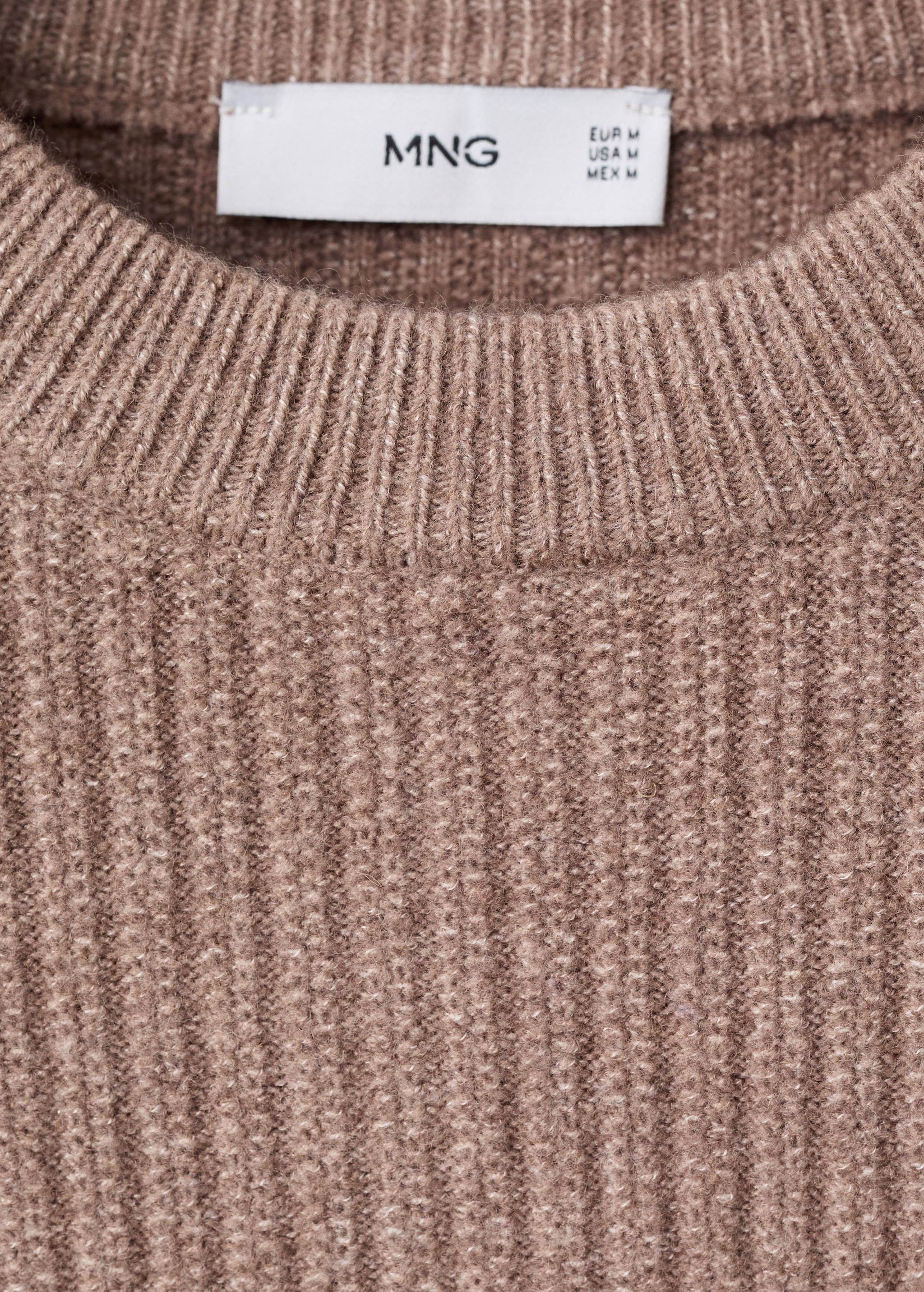 Knitted ribbed sweater - Details of the article 8