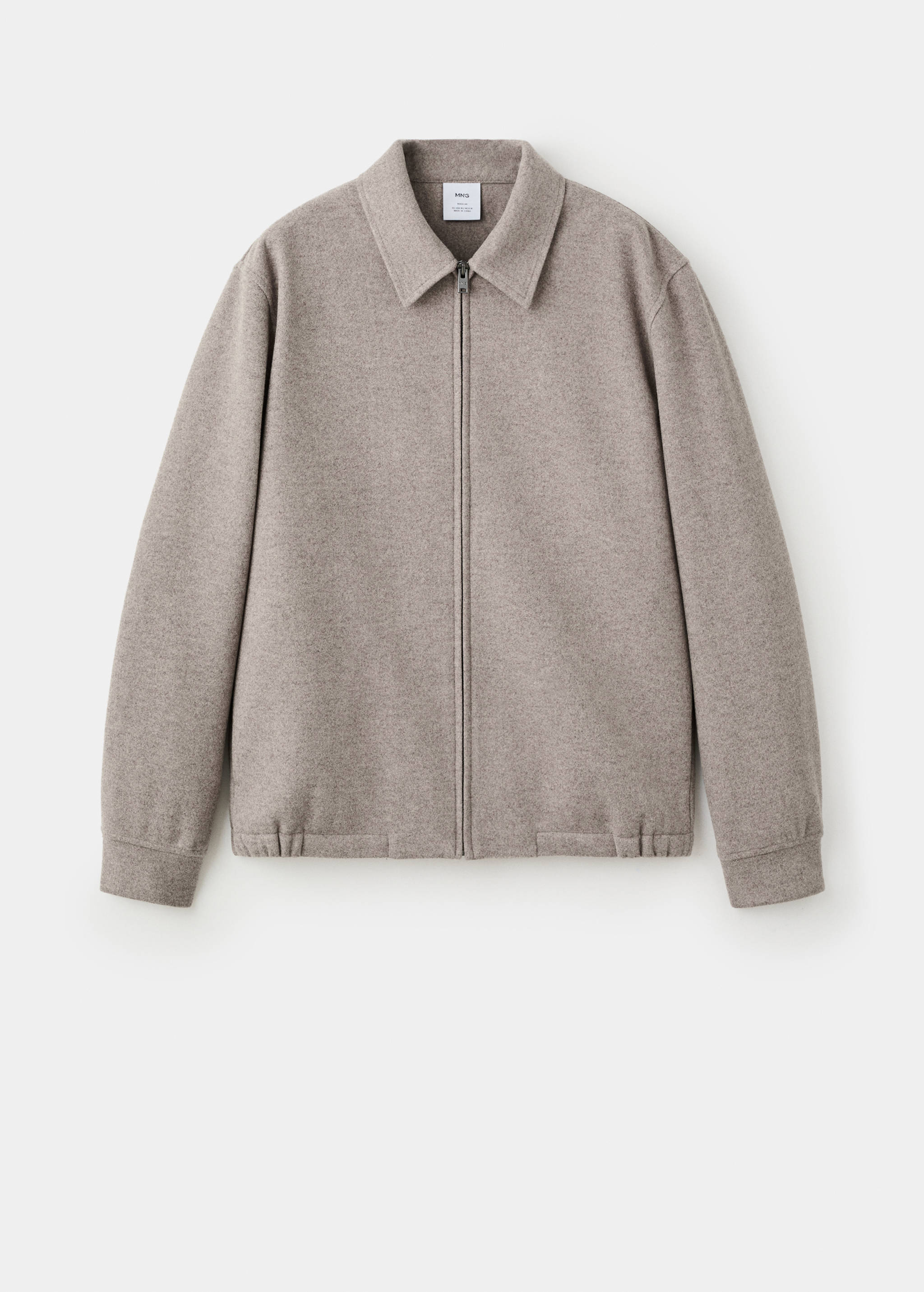 Veste en drap à fermeture éclair - Article sans modèle