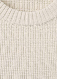 Structured knitted sweater — Off White 7
