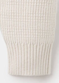 Structured knitted sweater — Off White 8