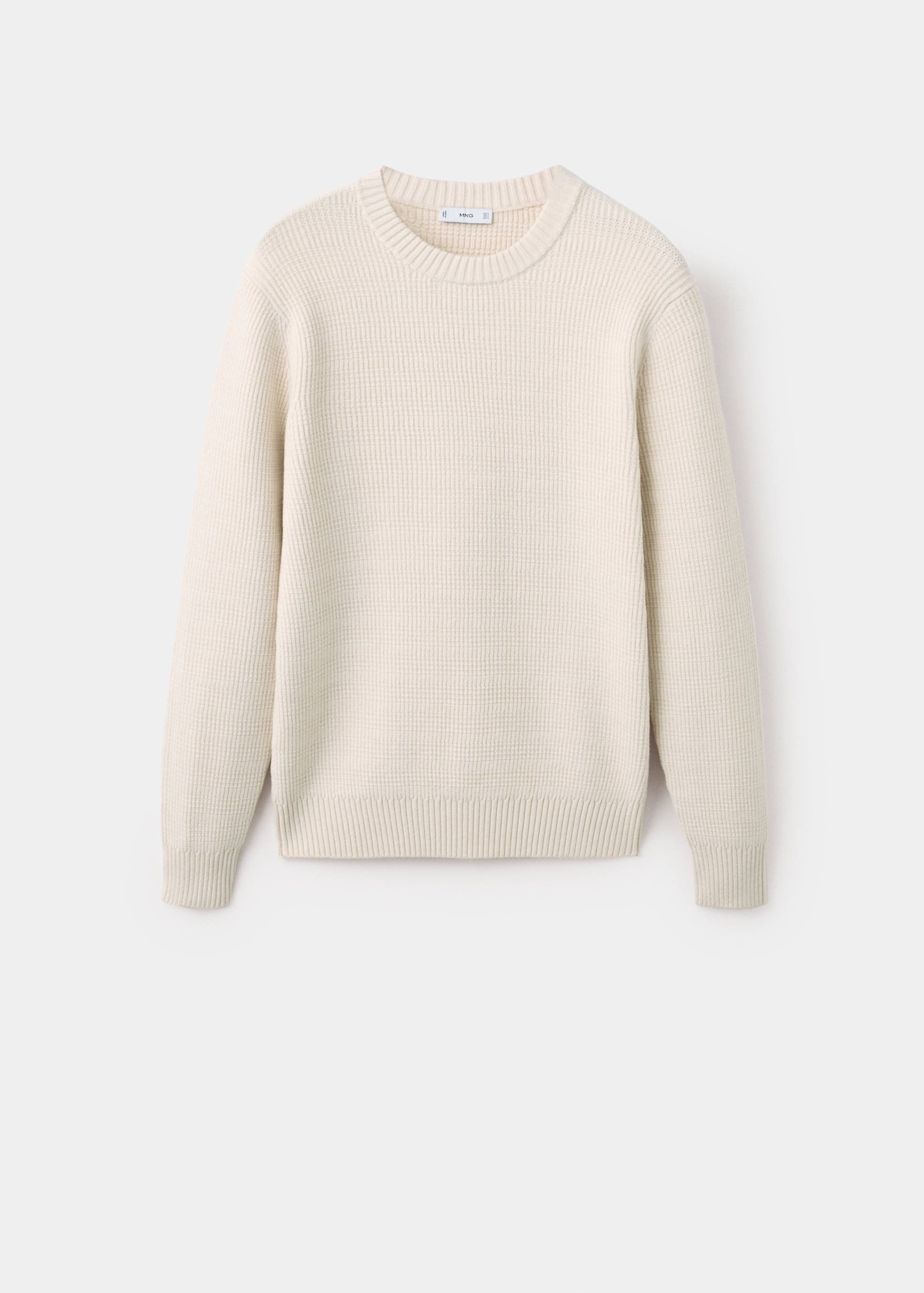 Structured knitted sweater - Article without model