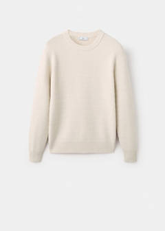 Structured knitted sweater — Off White 6