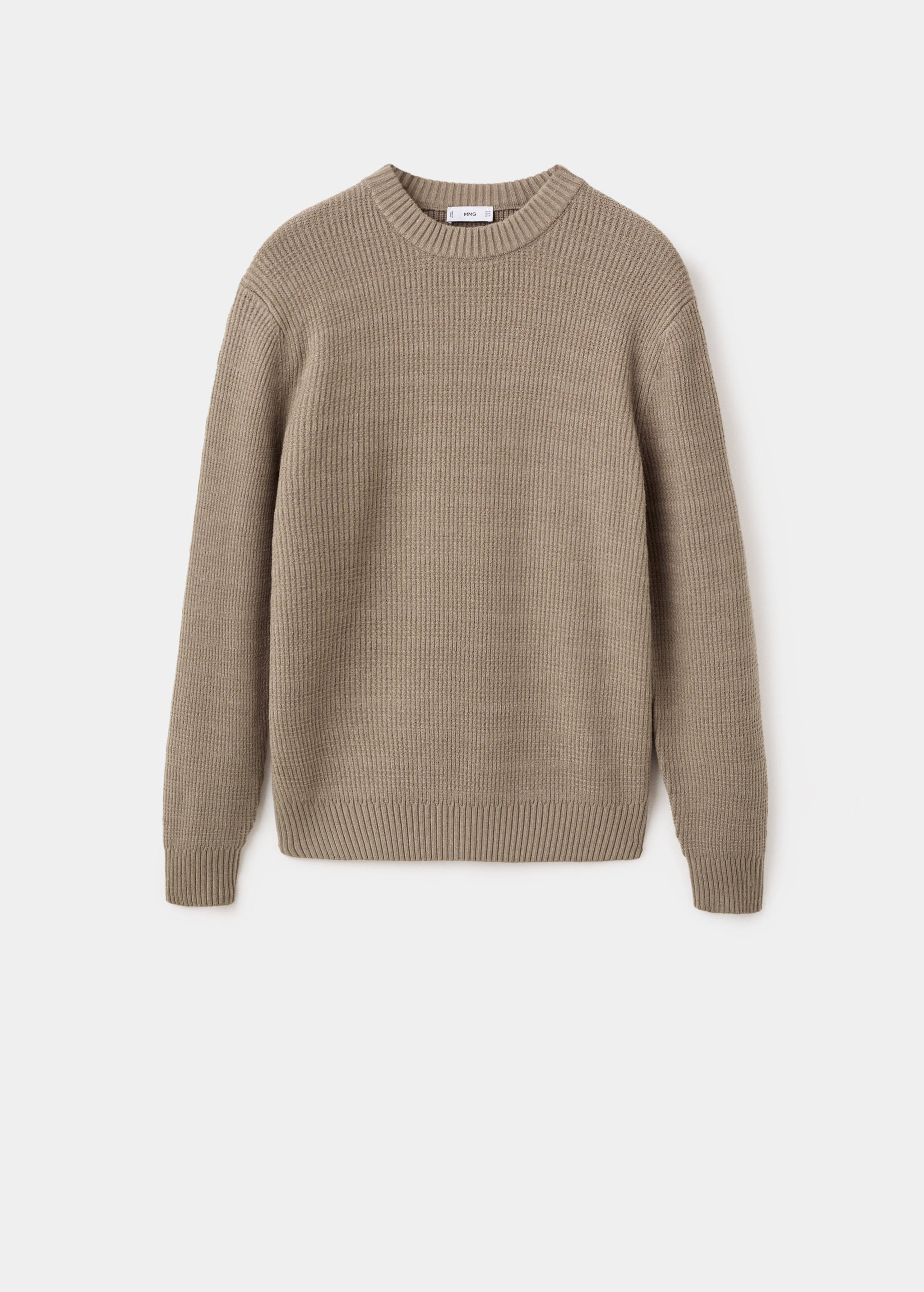 Structured knitted sweater - Article without model
