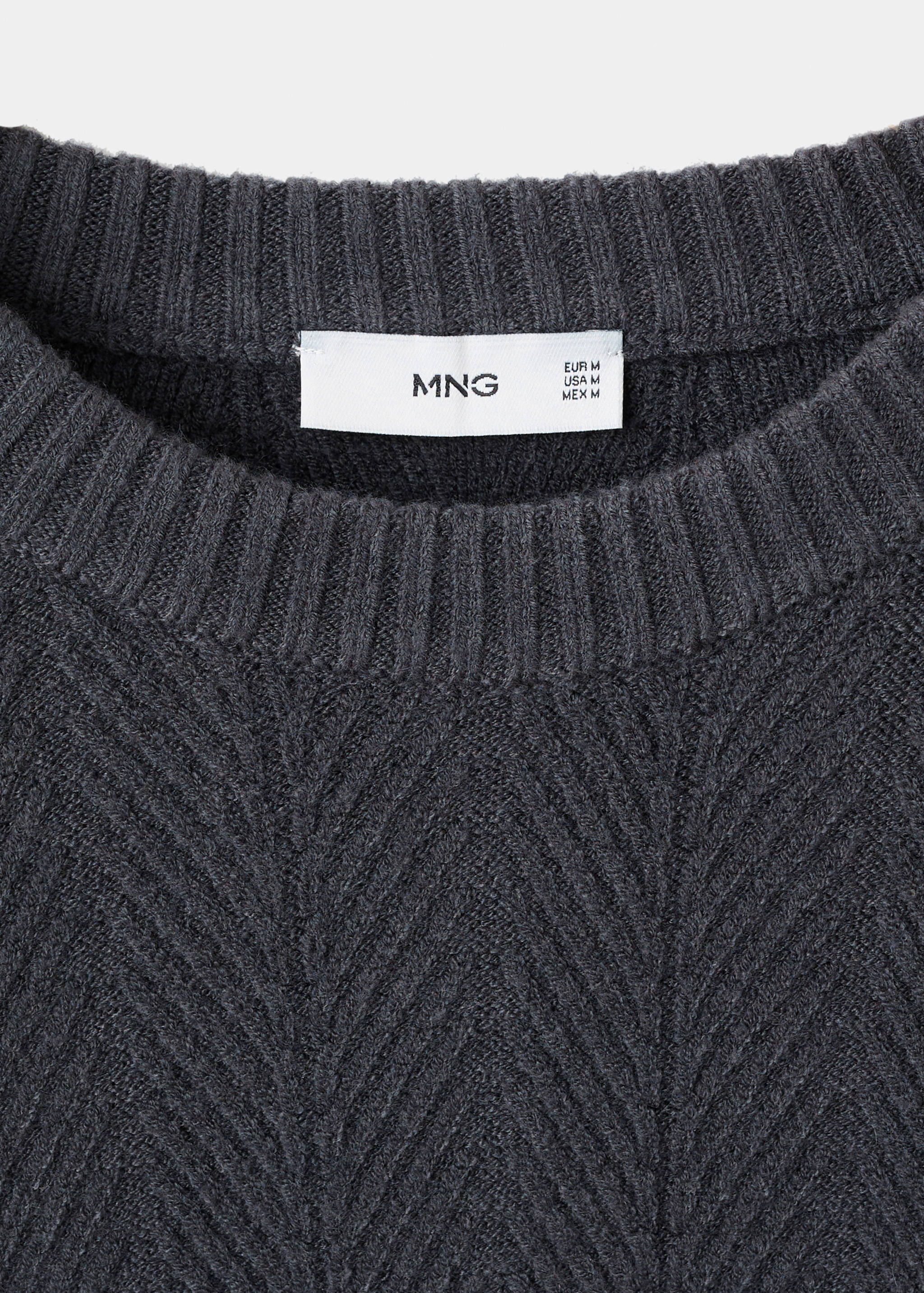 Herringbone structured sweater - Details of the article 8