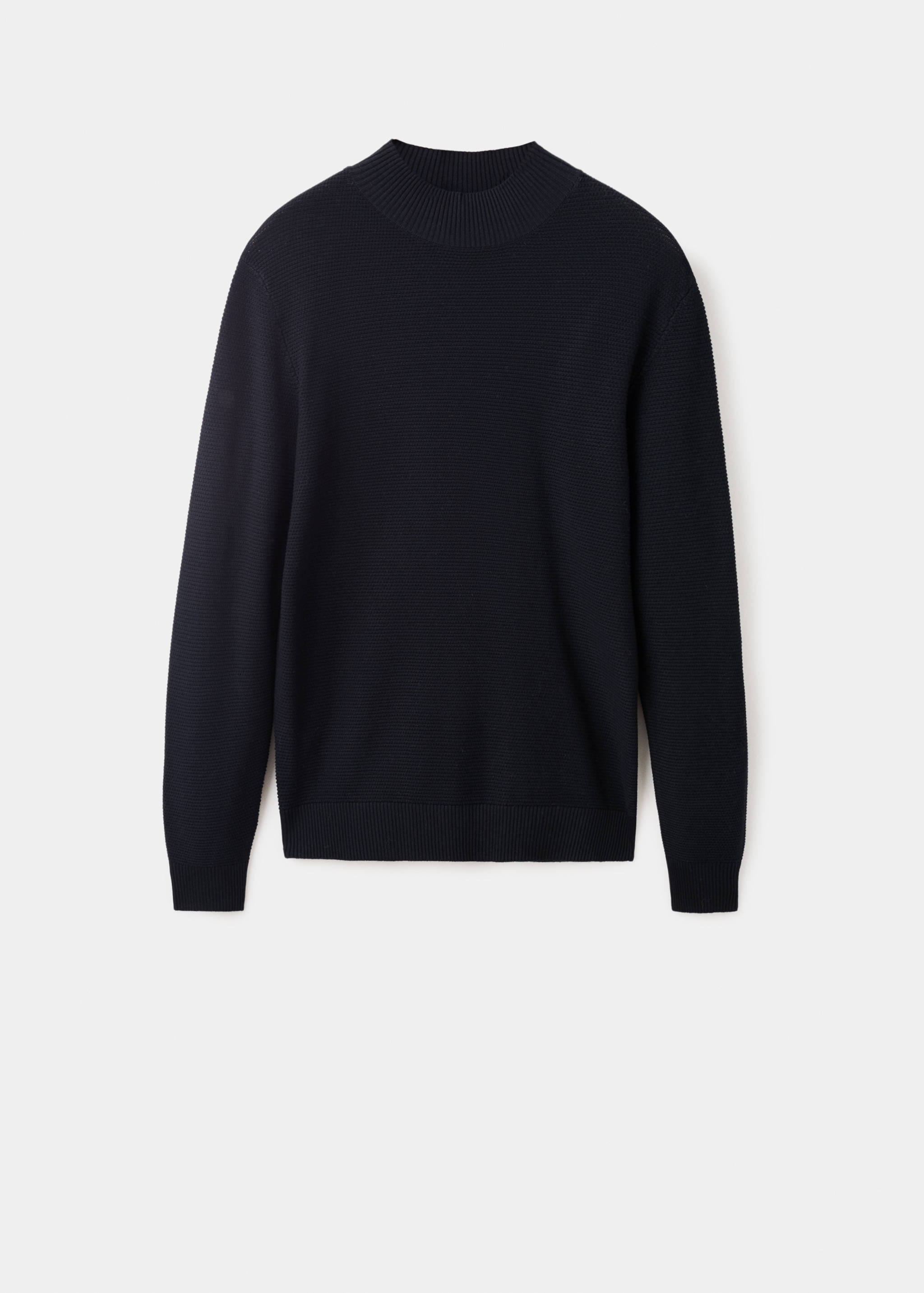 Structured perkins-neck sweater - Article without model