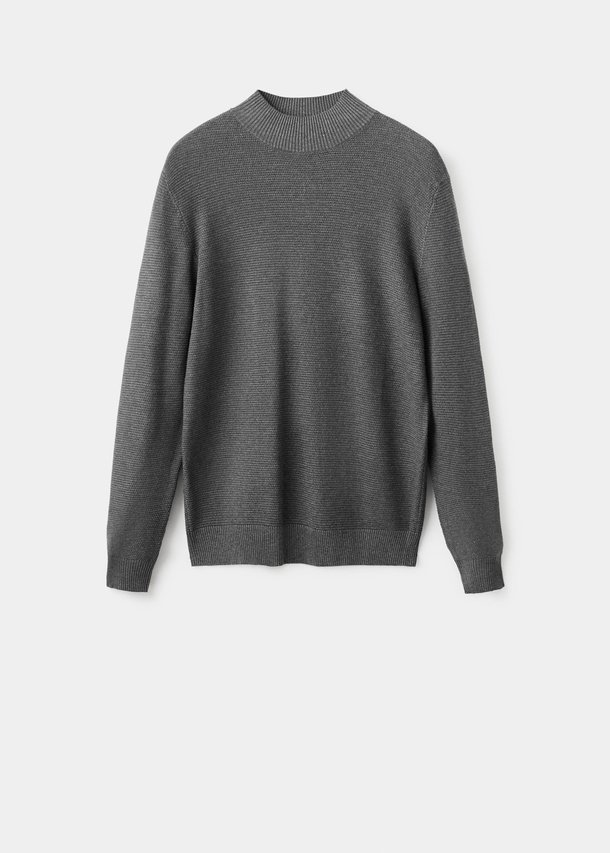 Pull-over col montant structuré - Article sans modèle