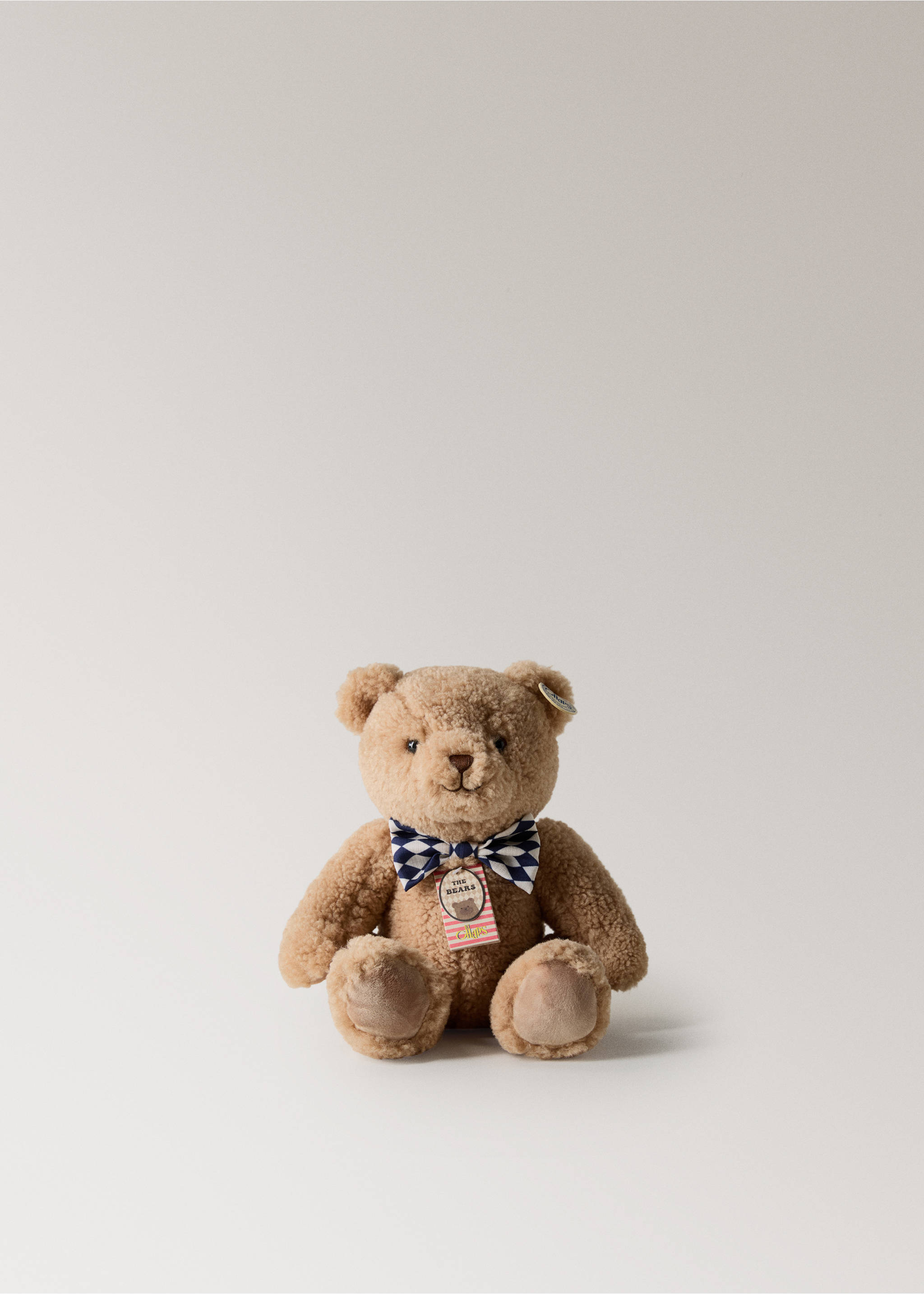 Teddybär mit Fliege Norman - Artikel ohne Model, Ecru. Ref: 17017907-00.