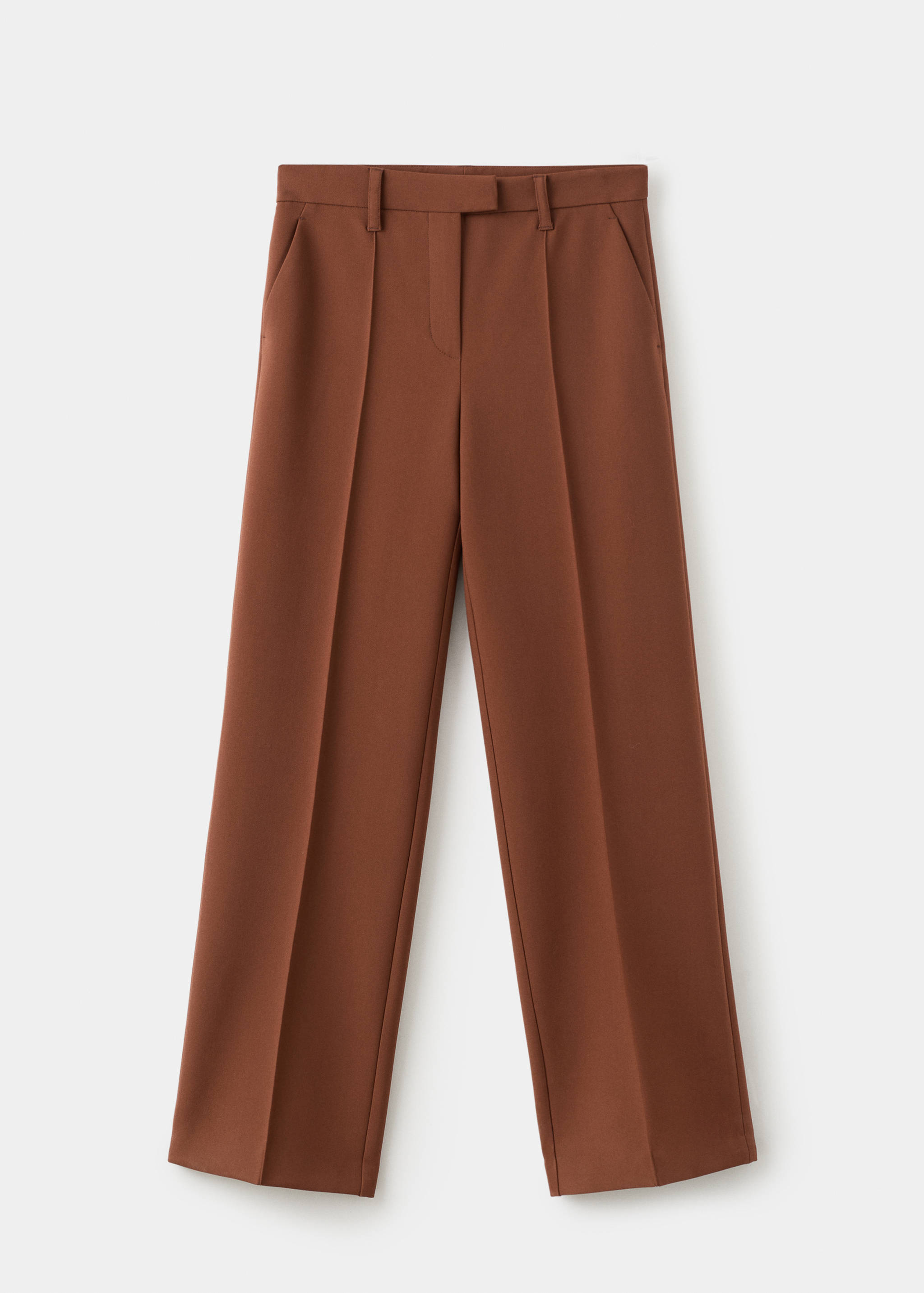 Seam-detail straight-fit pants - Article without model