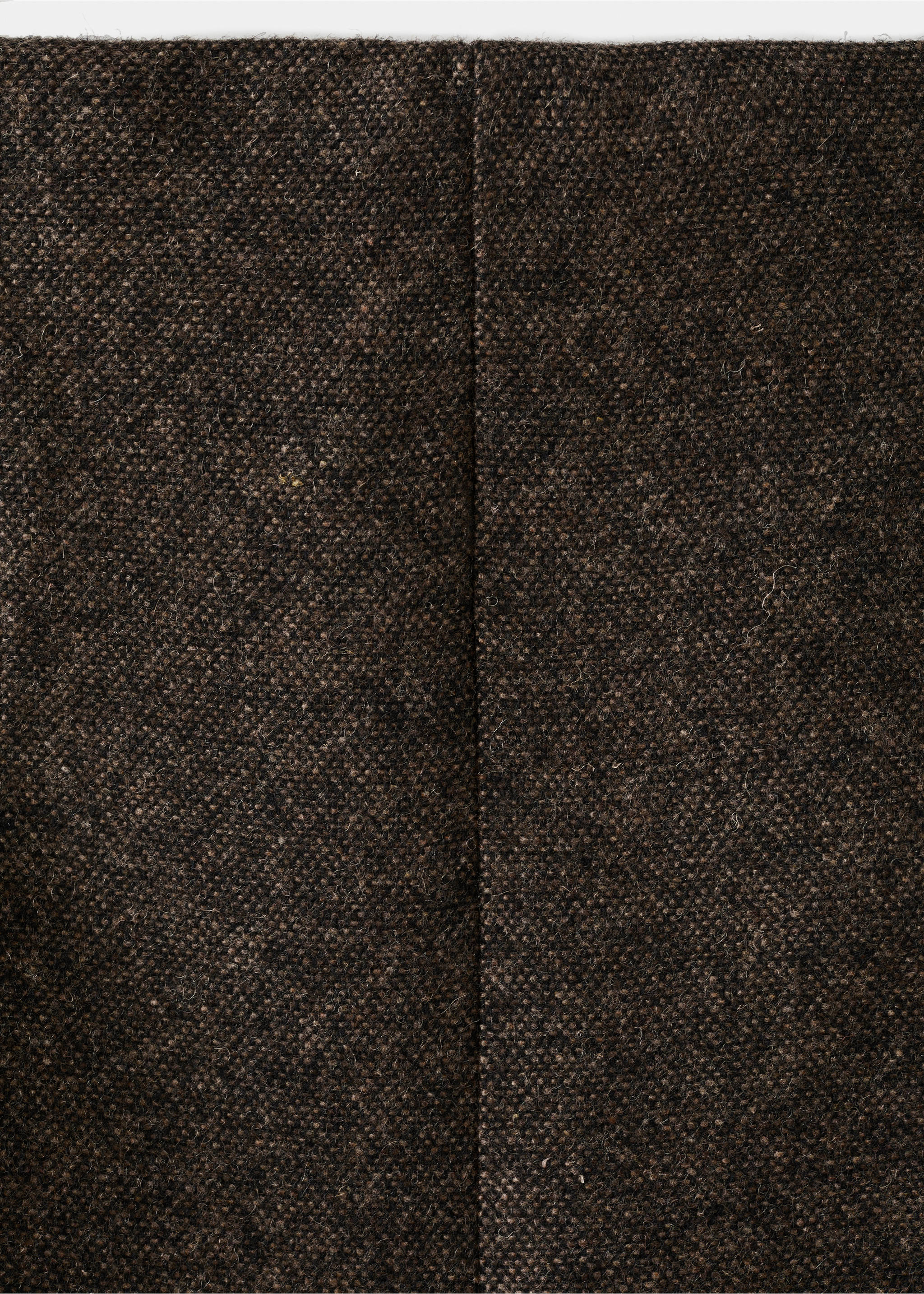 Speckled wool trousers - Details of the article 0, Brown. Ref: 17017914-00.