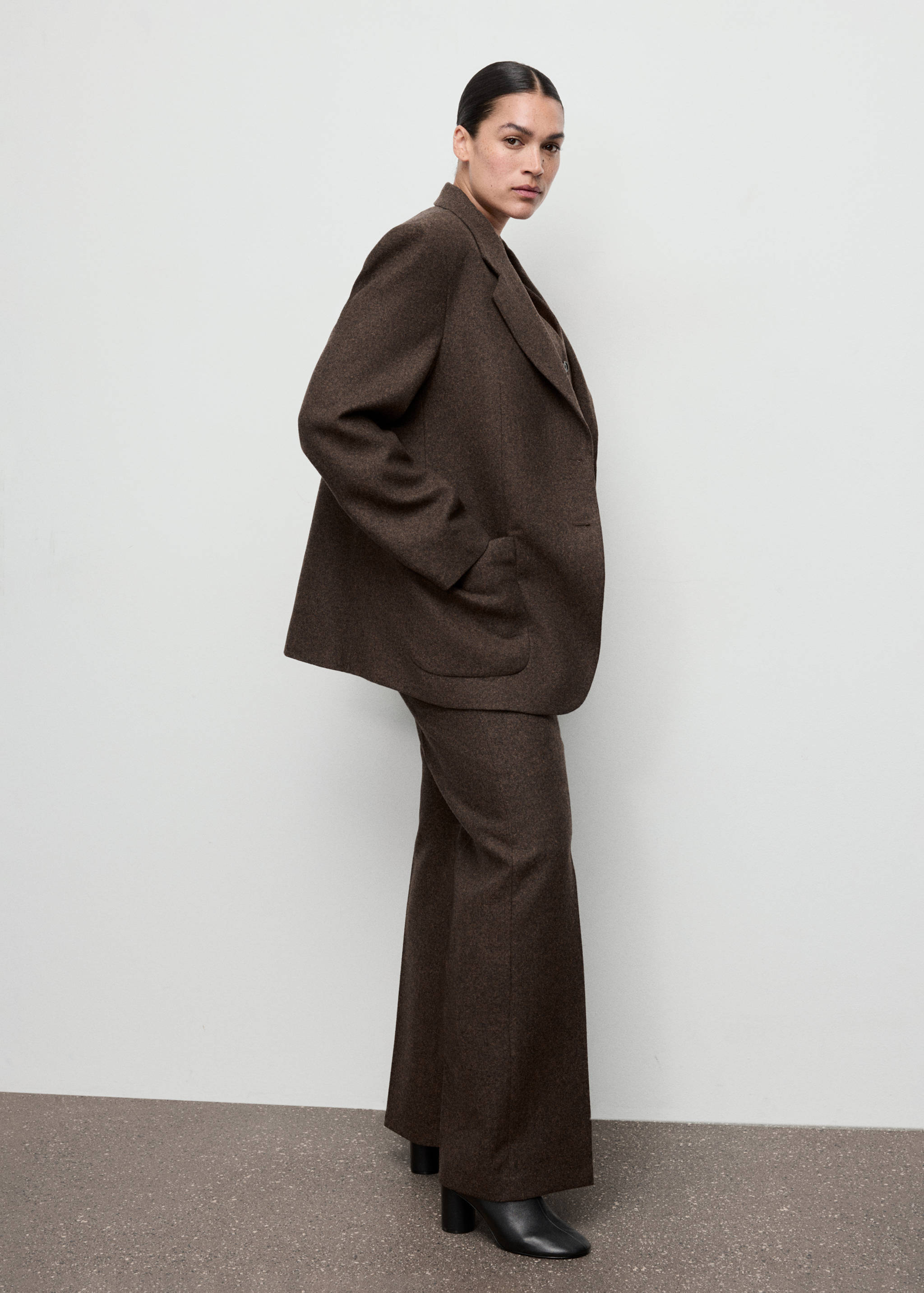 Speckled wool trousers - Details of the article 3