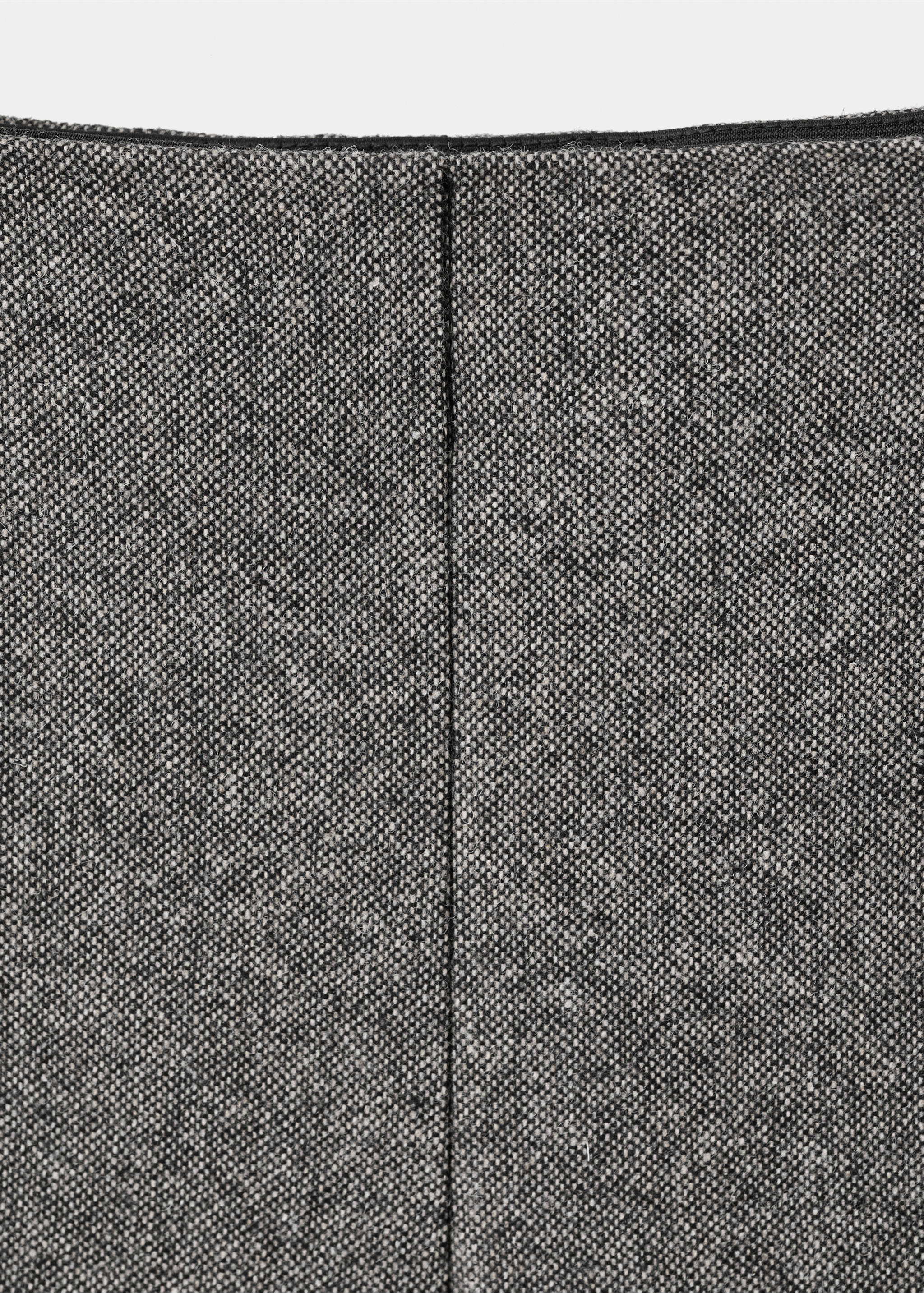 Speckled wool trousers - Details of the article 8, Grey. Ref: 17017914-00.