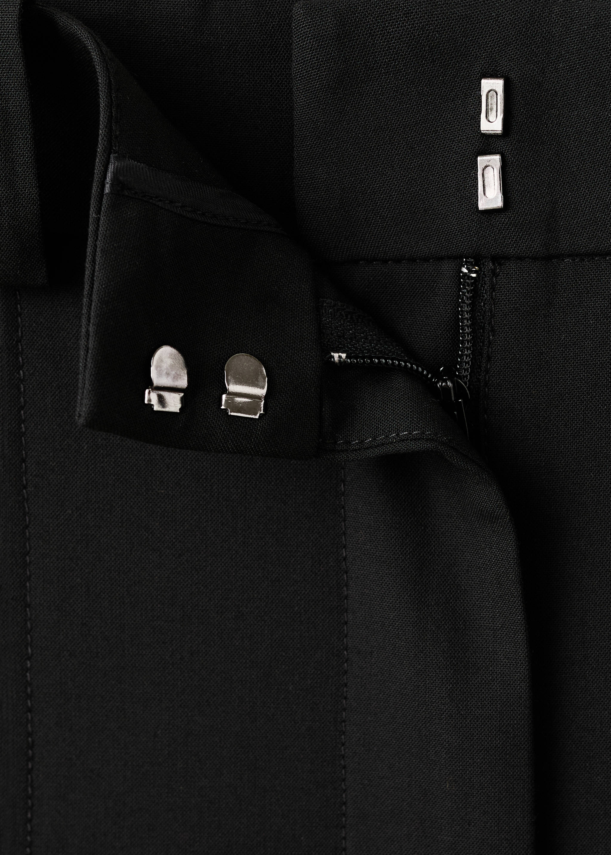 Zipped straight trousers - Details of the article 8