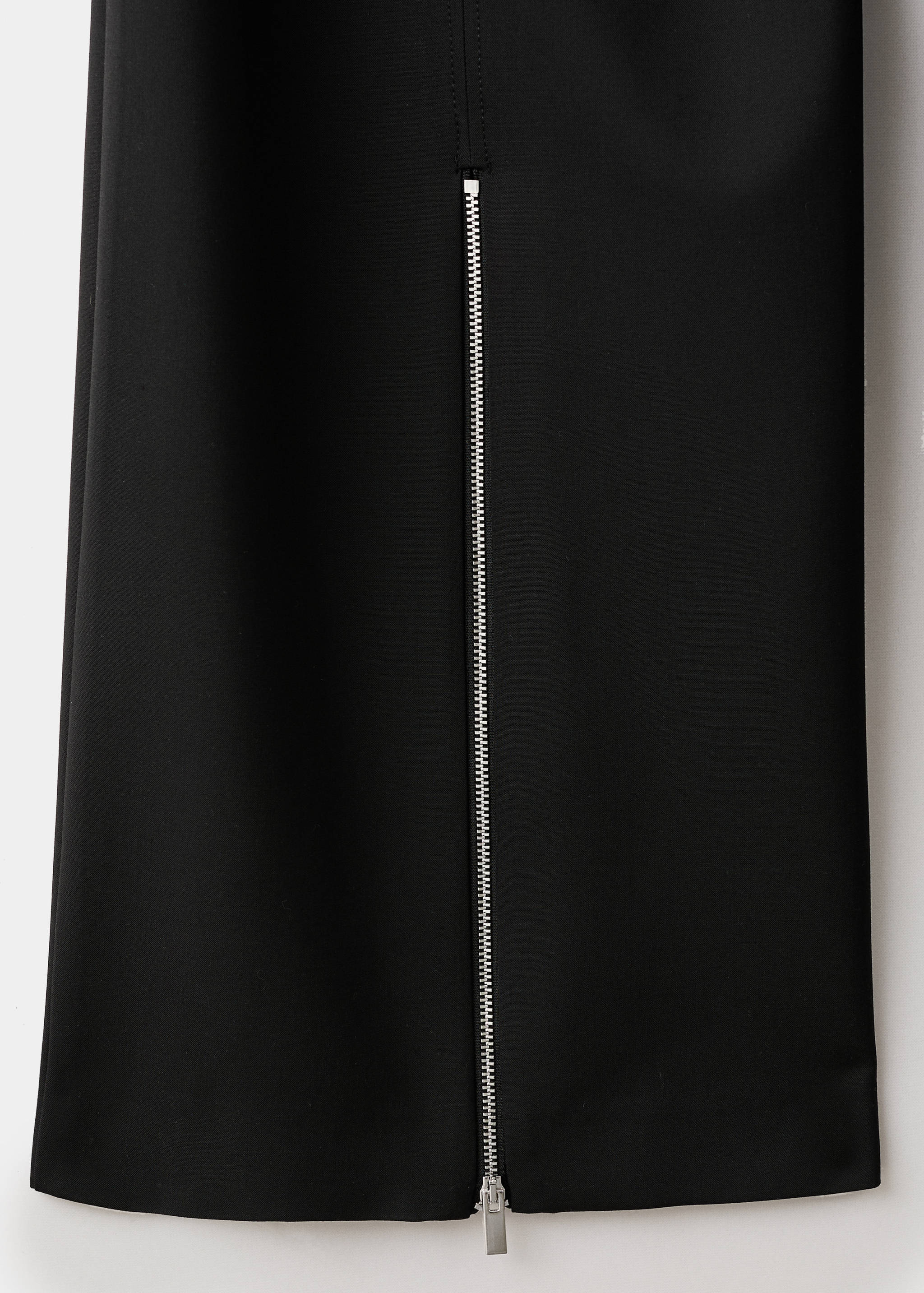 Zipped straight trousers - Details of the article 0