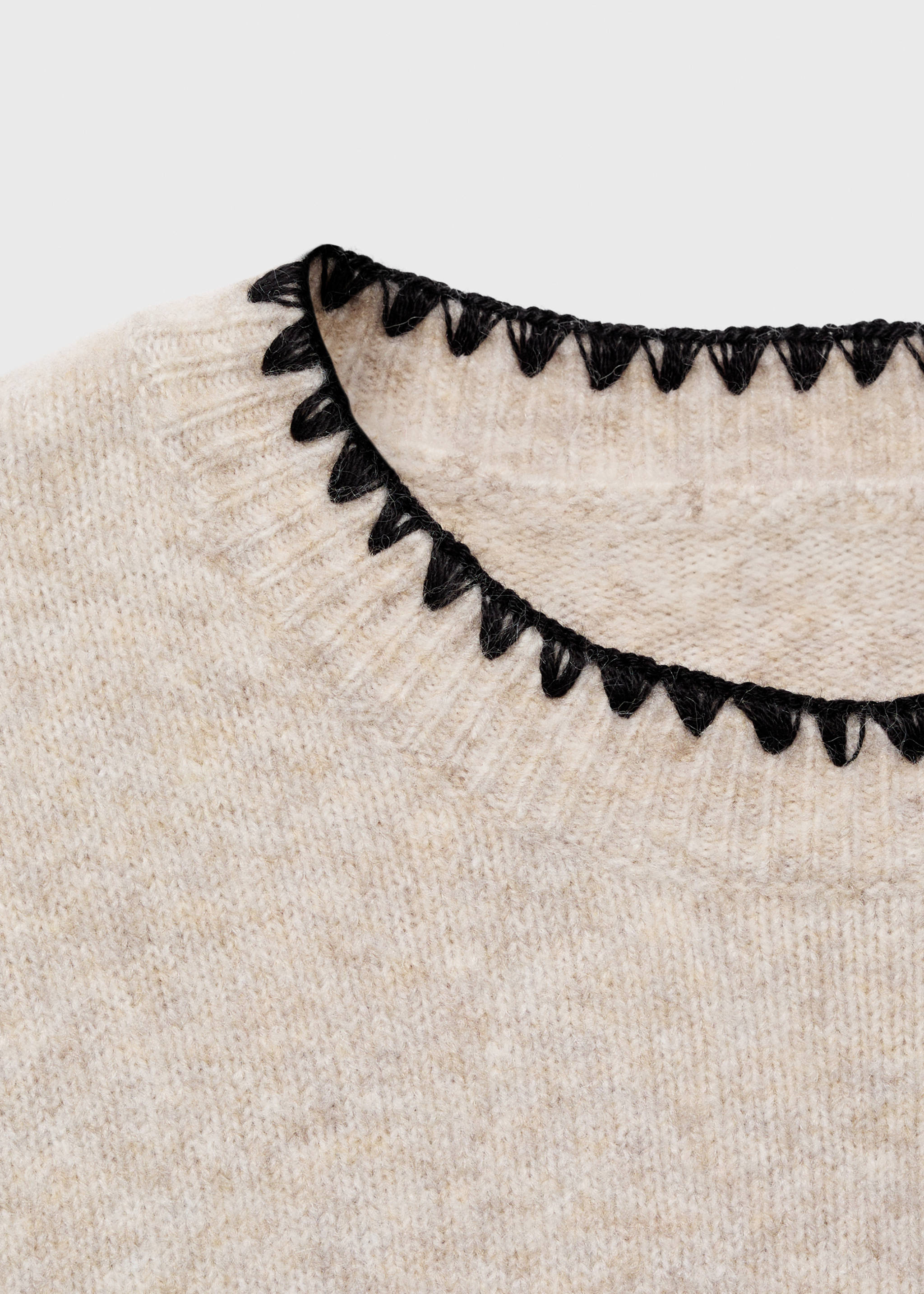 Knit embroidered sweater - Details of the article 8