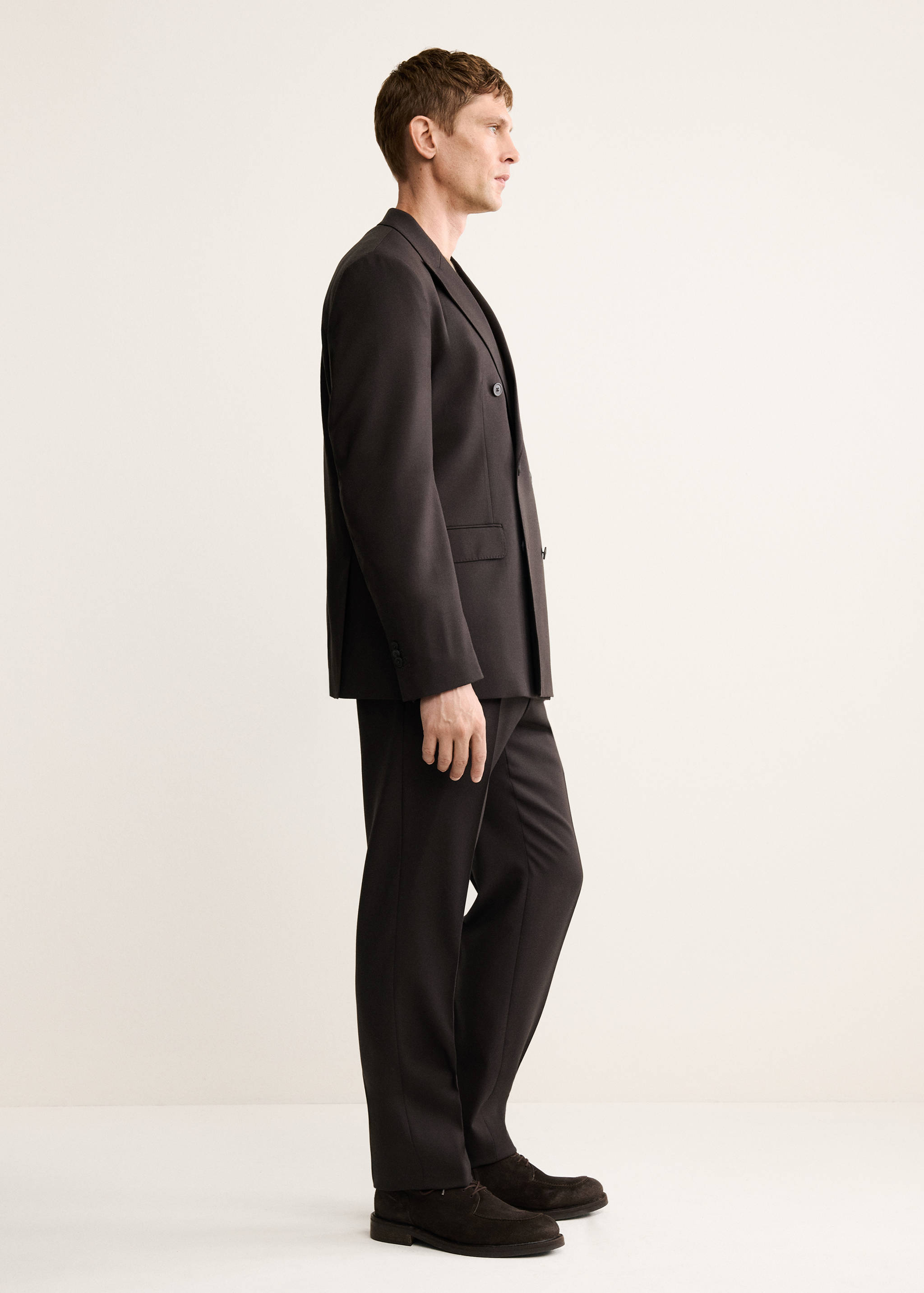100% Italian wool smart pants - Details of the article 2