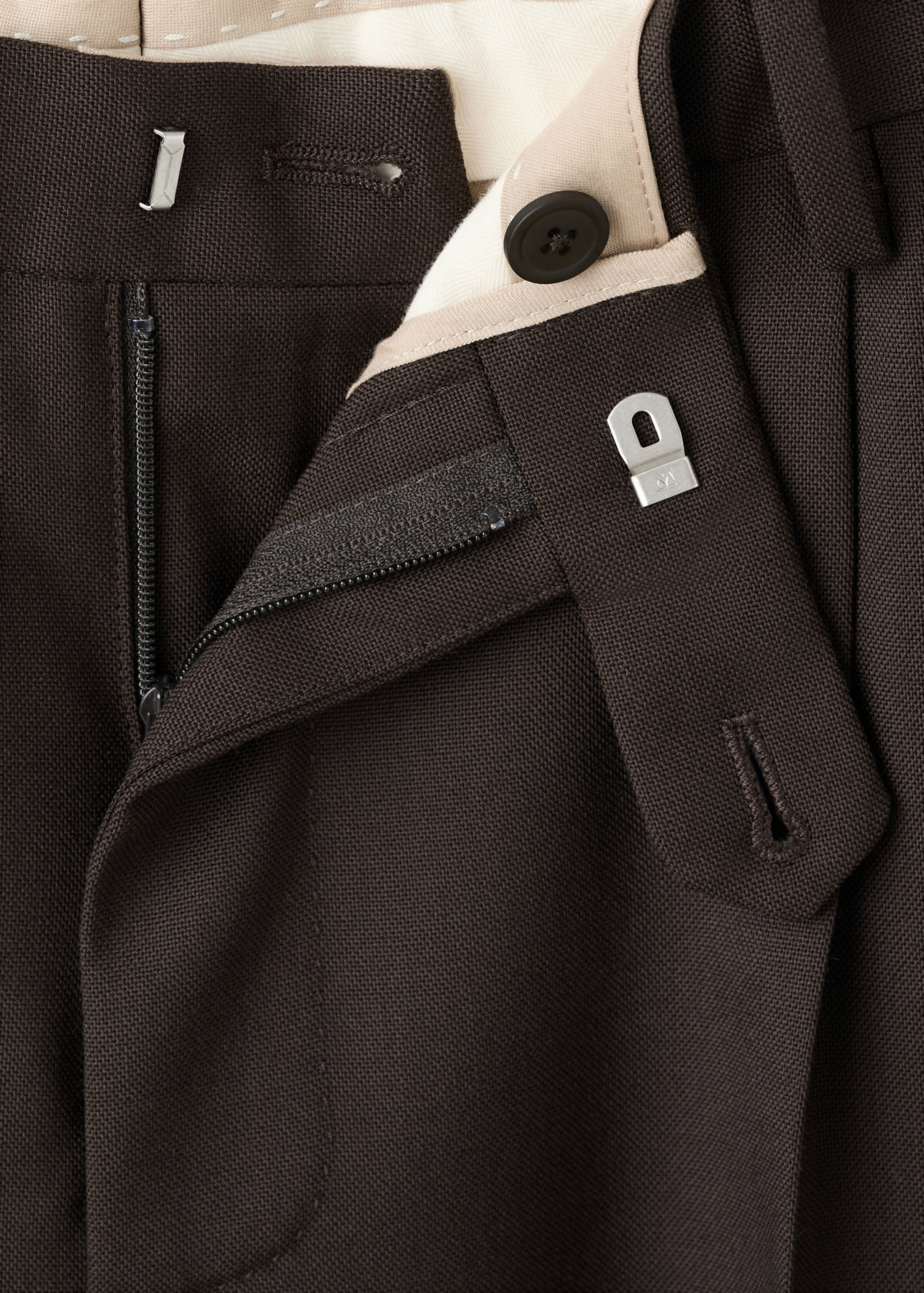 100% Italian wool smart pants - Details of the article 8