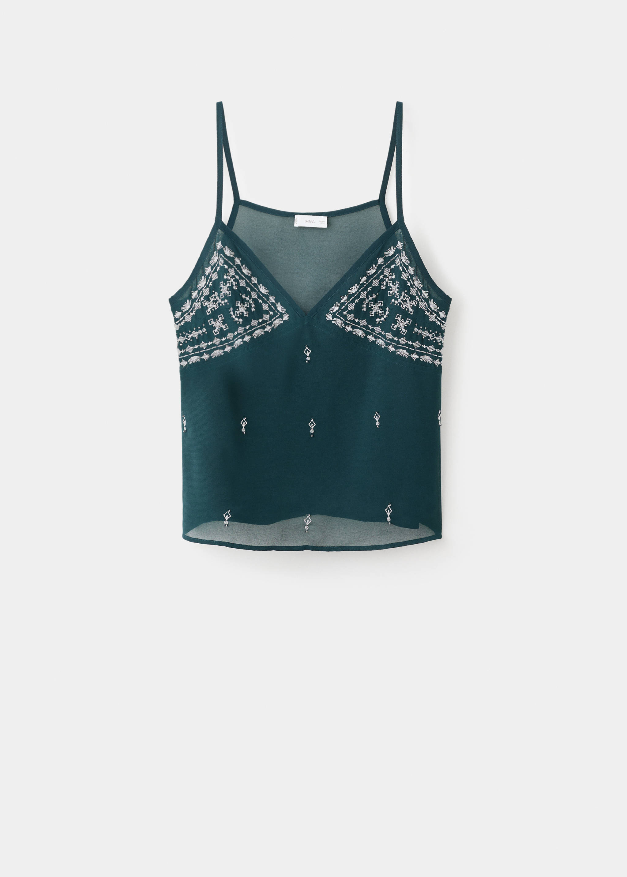 Bead embroidered top - Article without model