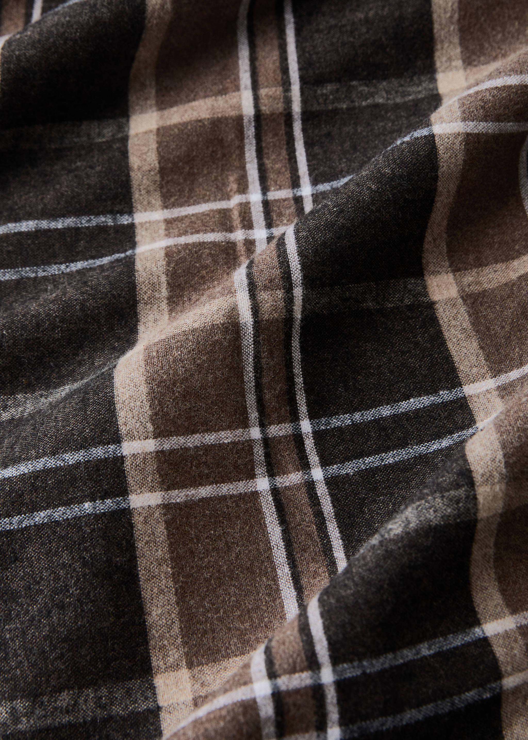 Duvet cover cotton flannel checkered bed 90cm - Details of the article 1