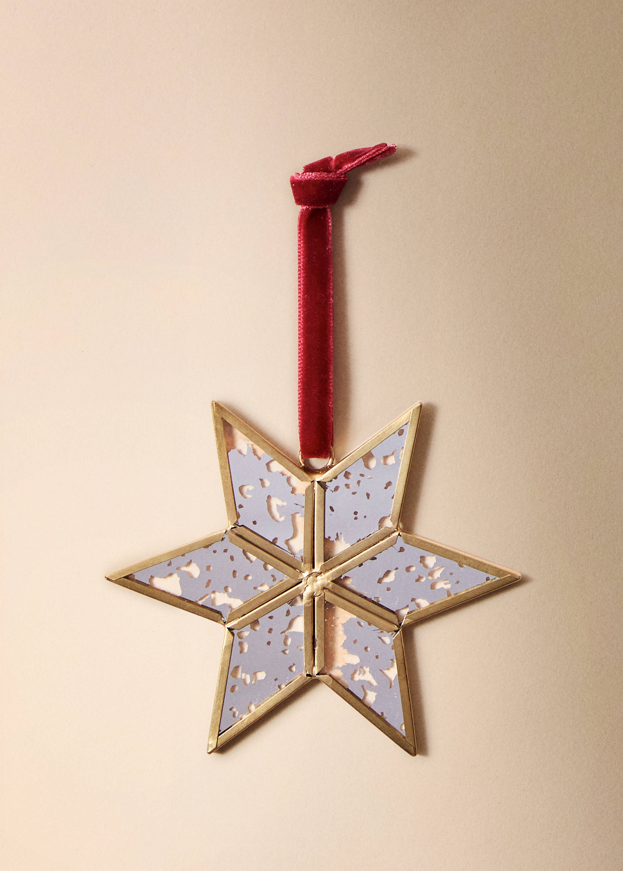 Kristallen stervormige versieringen - Overzichtstekening