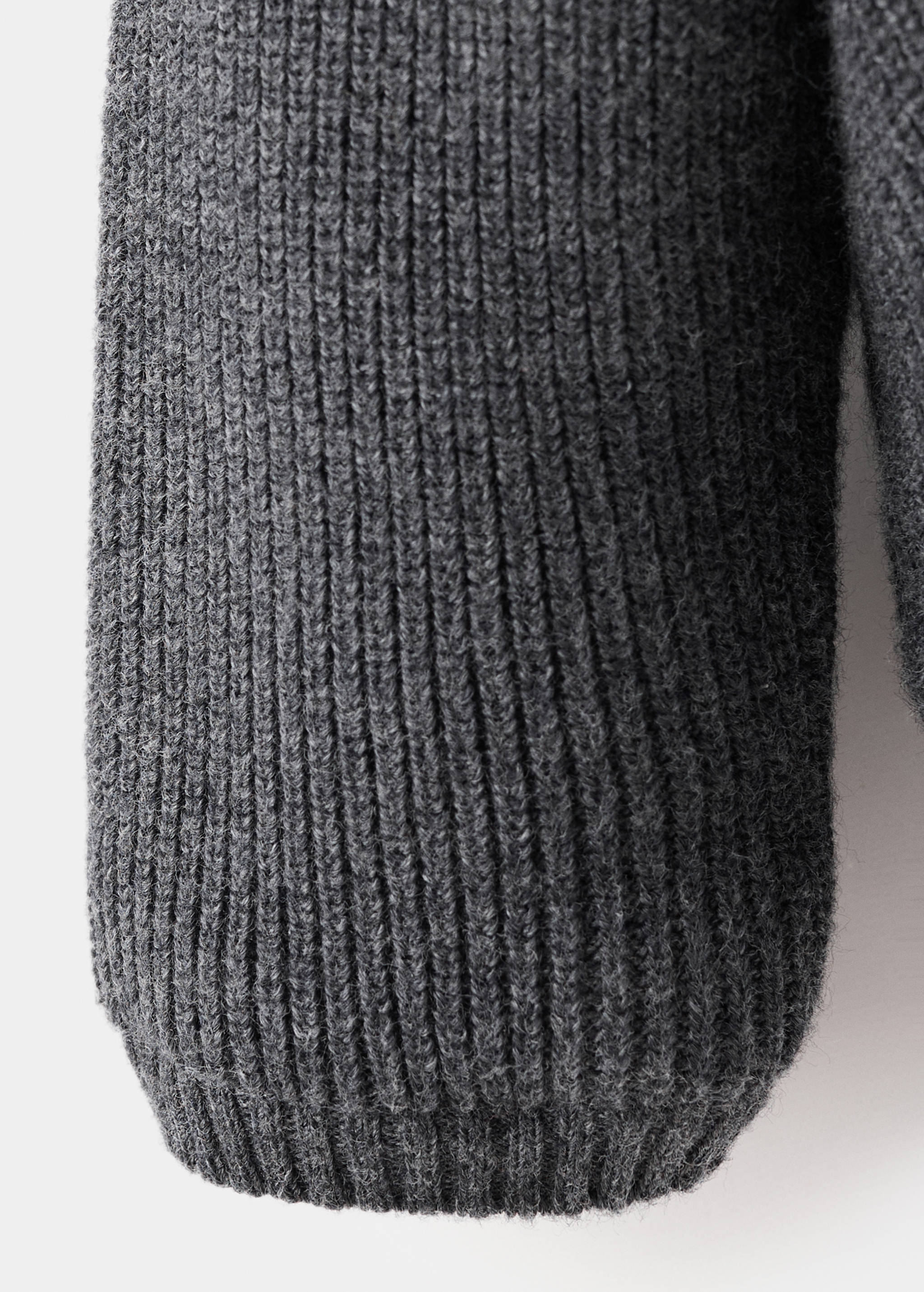 كارديغان جلد الغزال بقلنسوة - تفاصيل المنتج 0