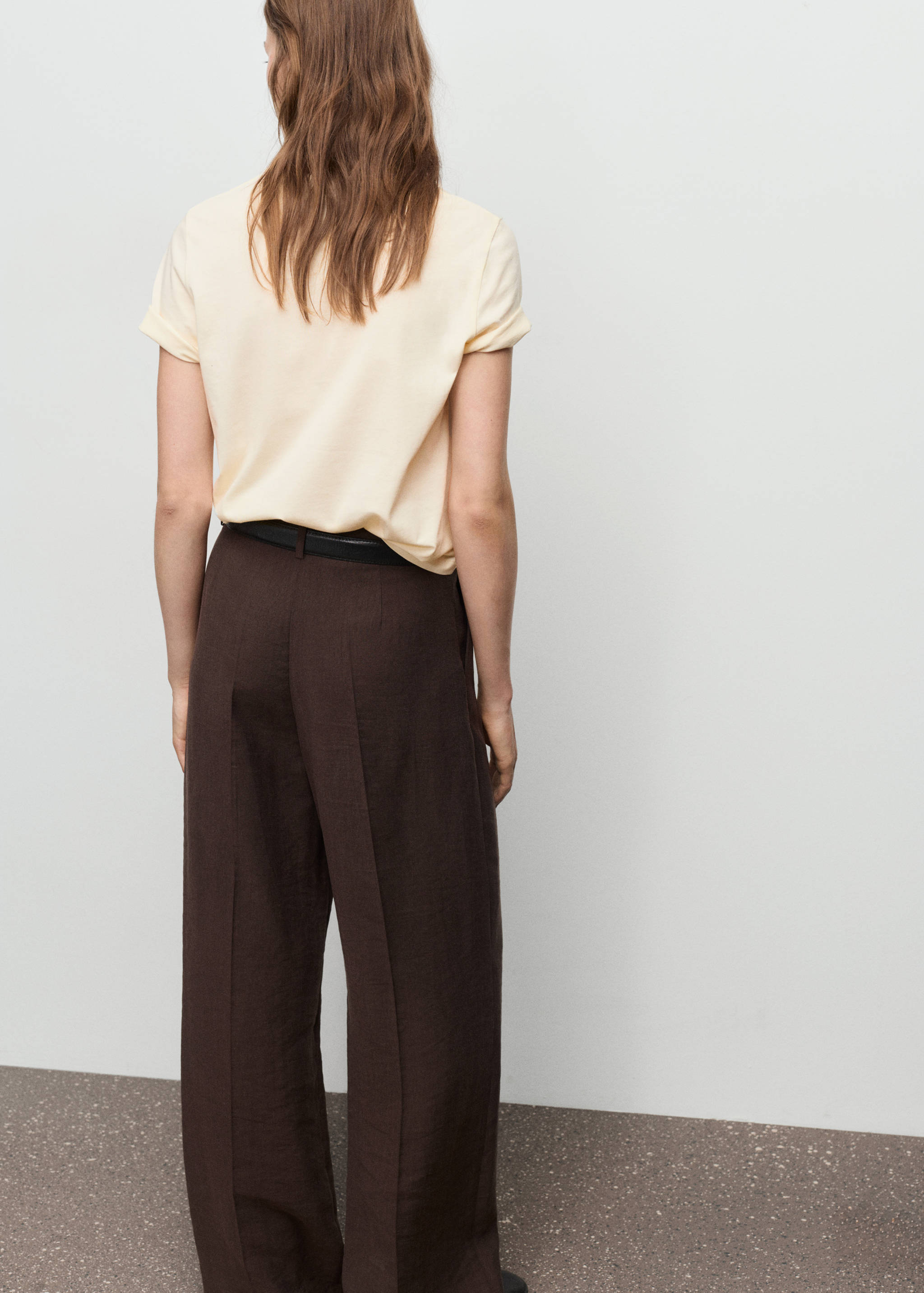 Floral print T-shirt - Reverse of the article