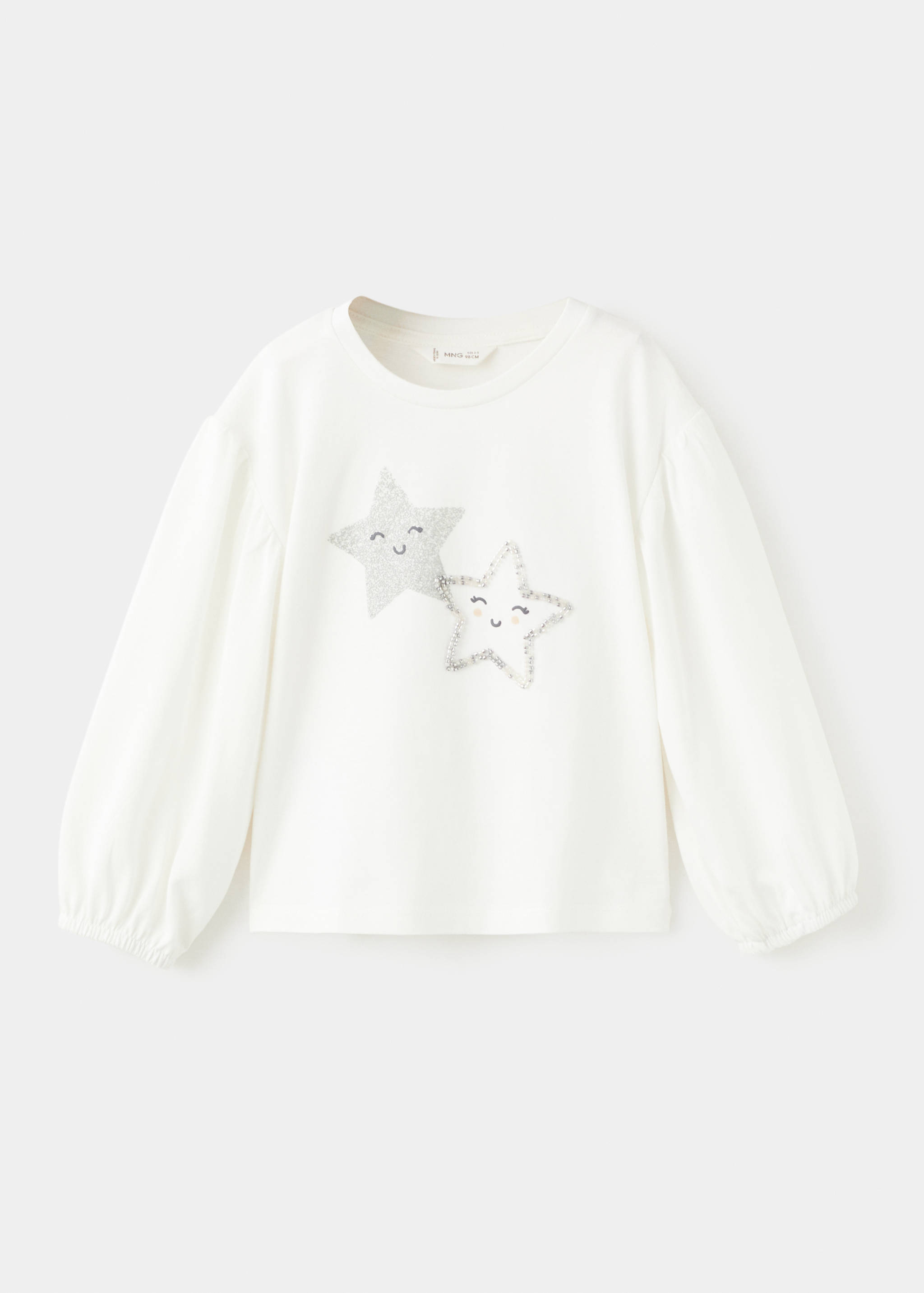 T-shirt coton étoiles - Article sans modèle