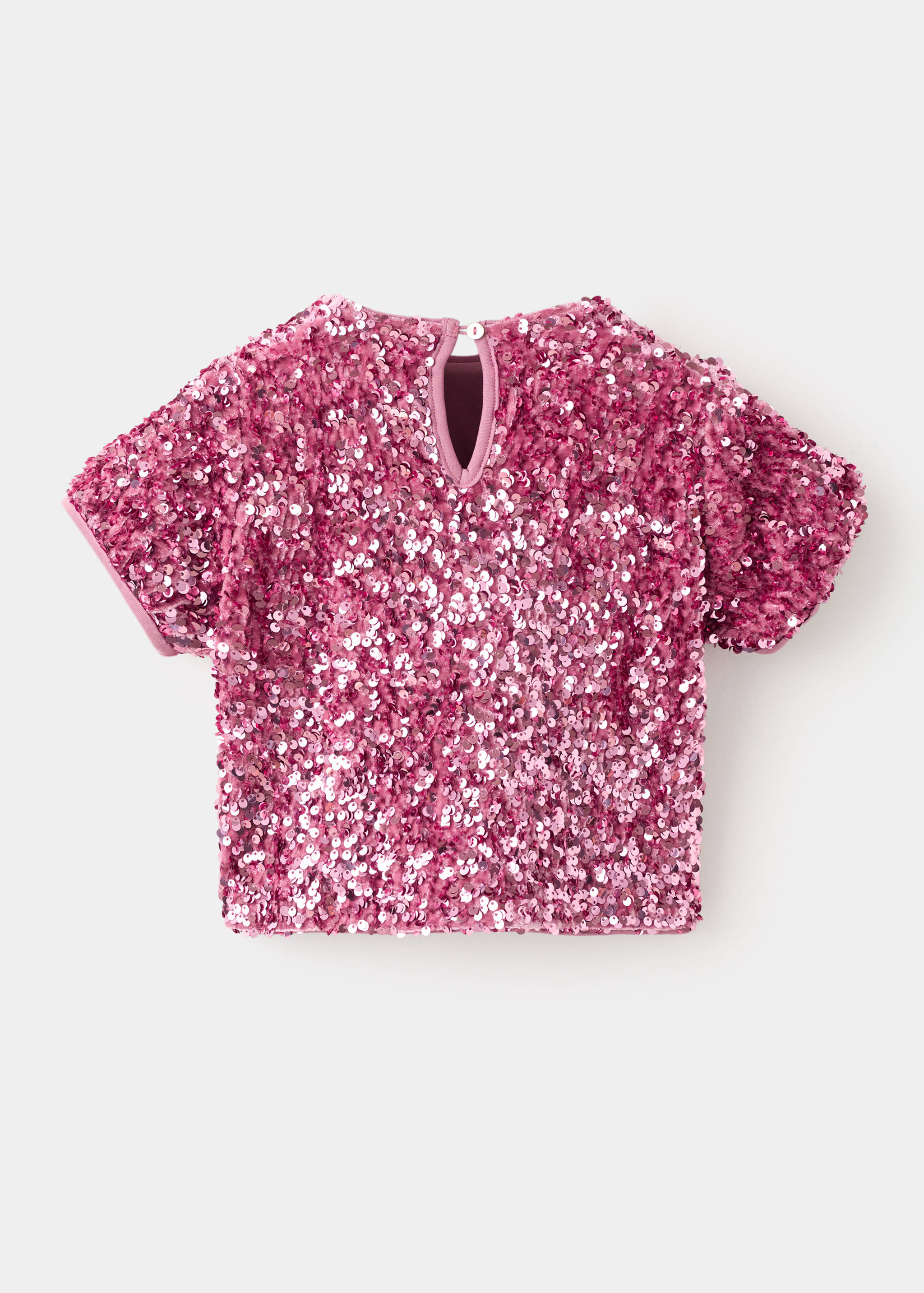 T-shirt brillant à paillettes - Verso de l’article