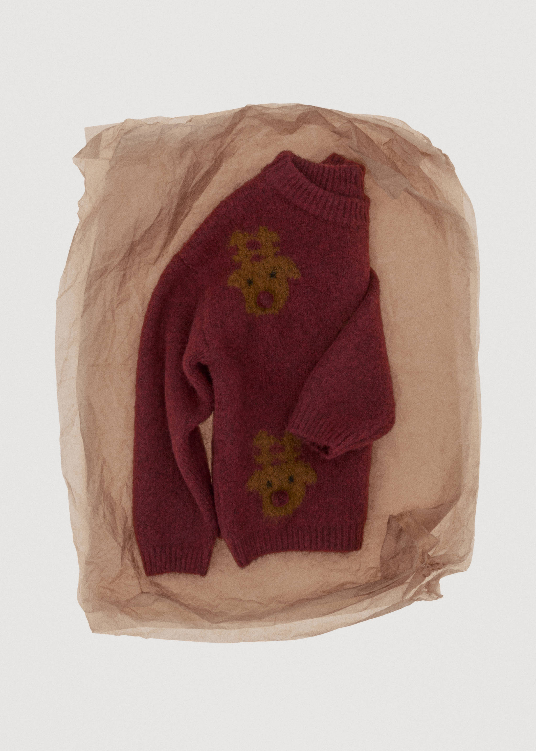 Reindeer print knitted sweater - Details of the article 7