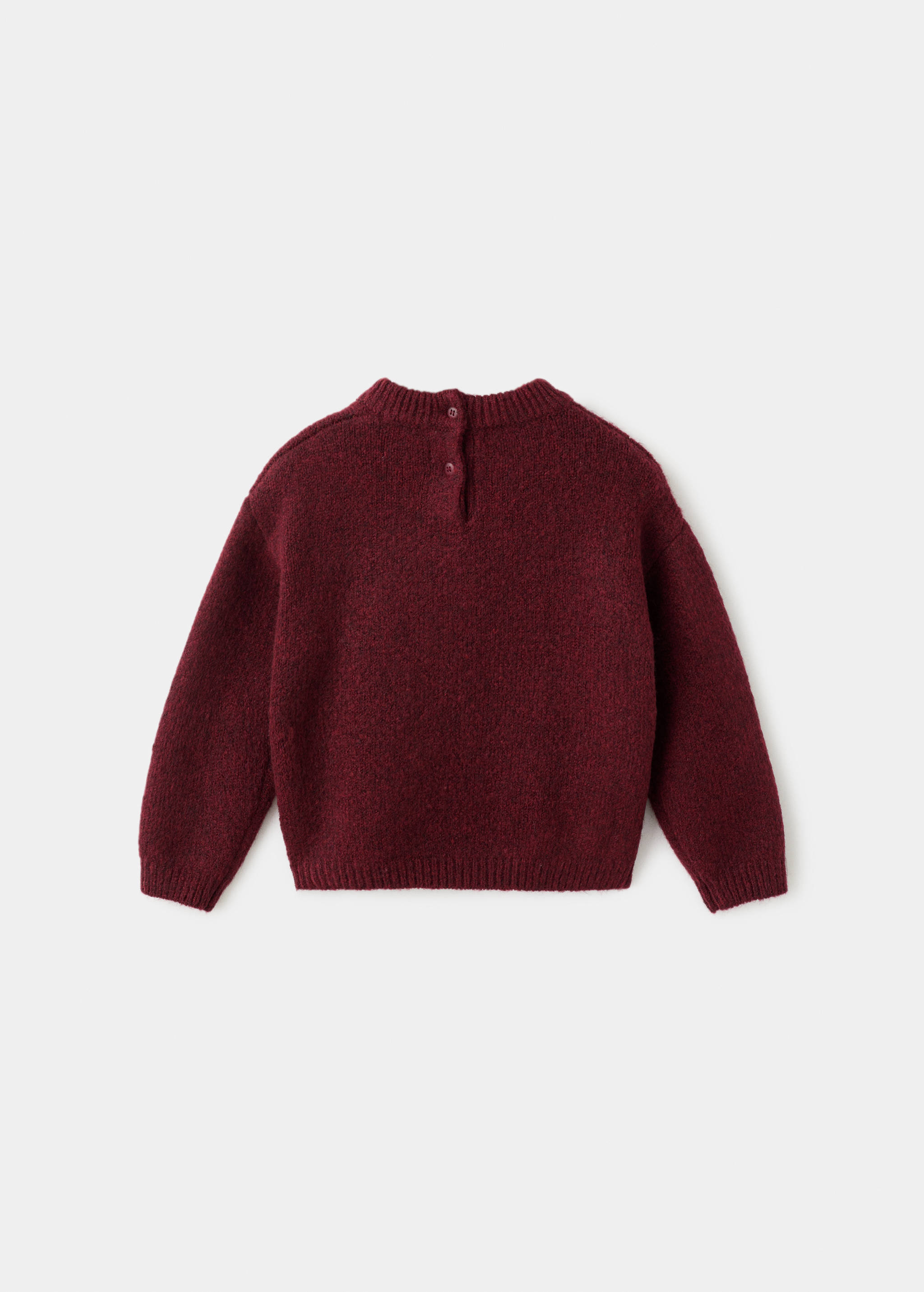 Reindeer print knitted sweater - Reverse of the article