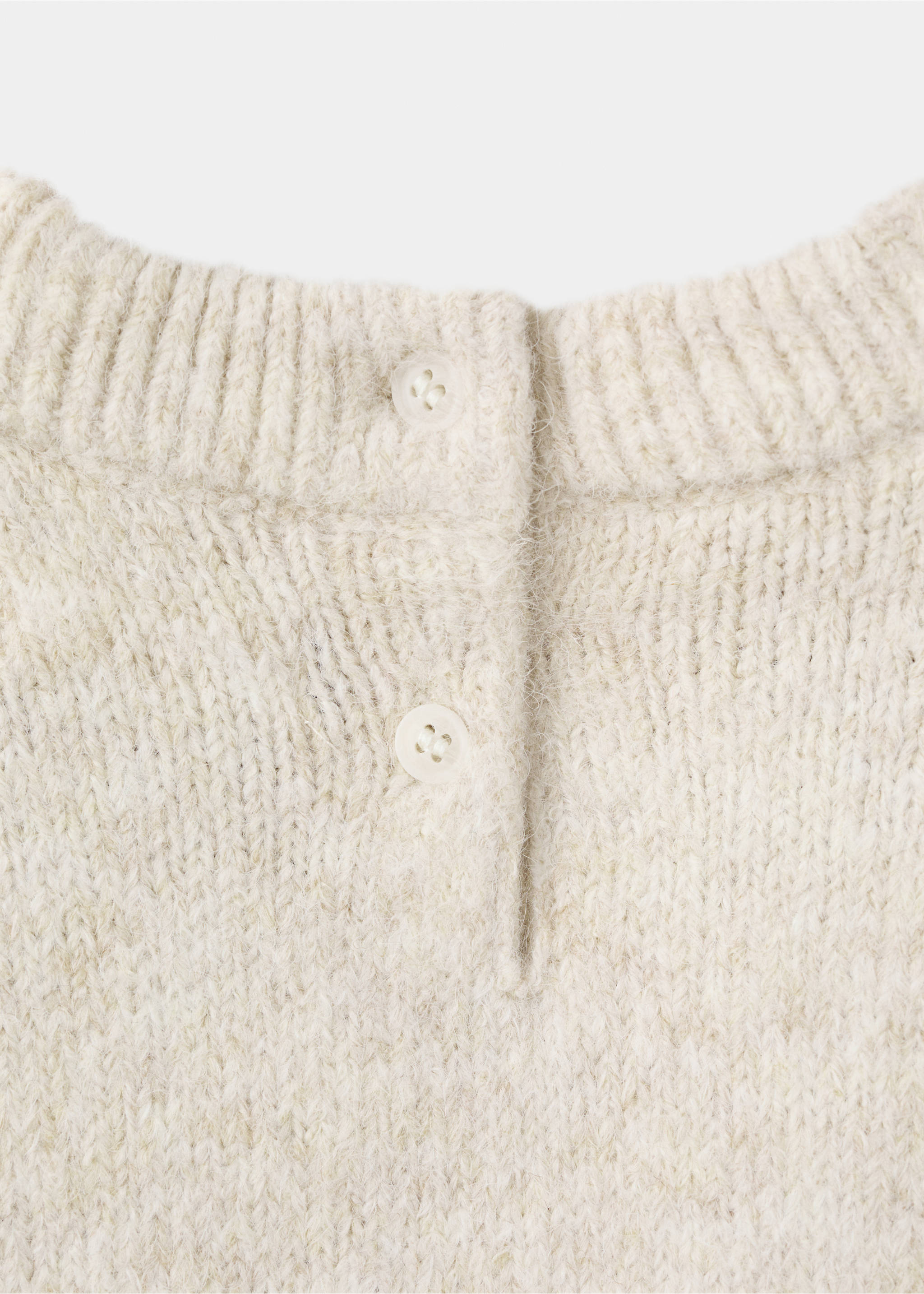 Jersey bordado navideño - Detalle del artículo 8, Beige. Ref: 17019105-00.